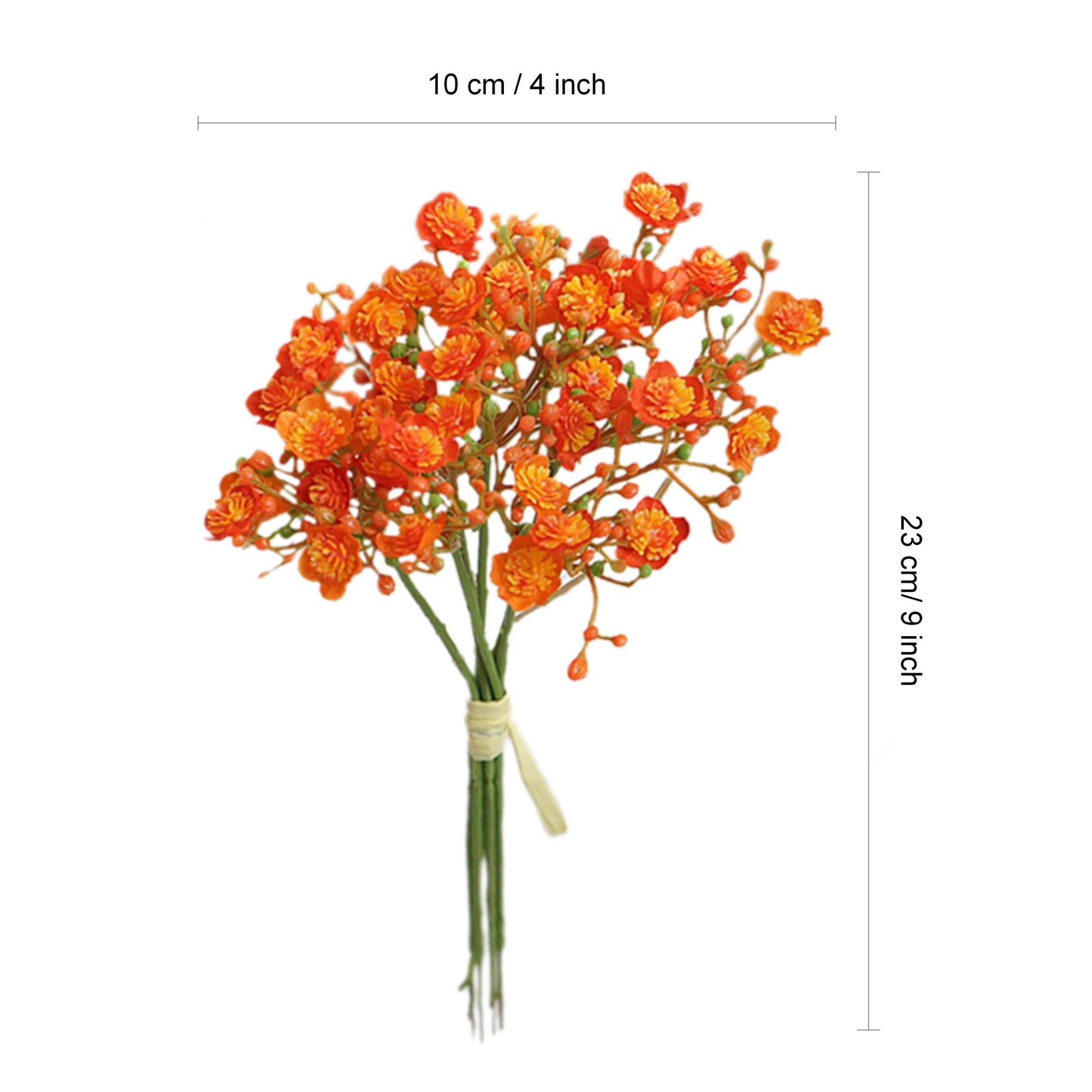 Small Babysbreath Flower Bunch 9" Tall
