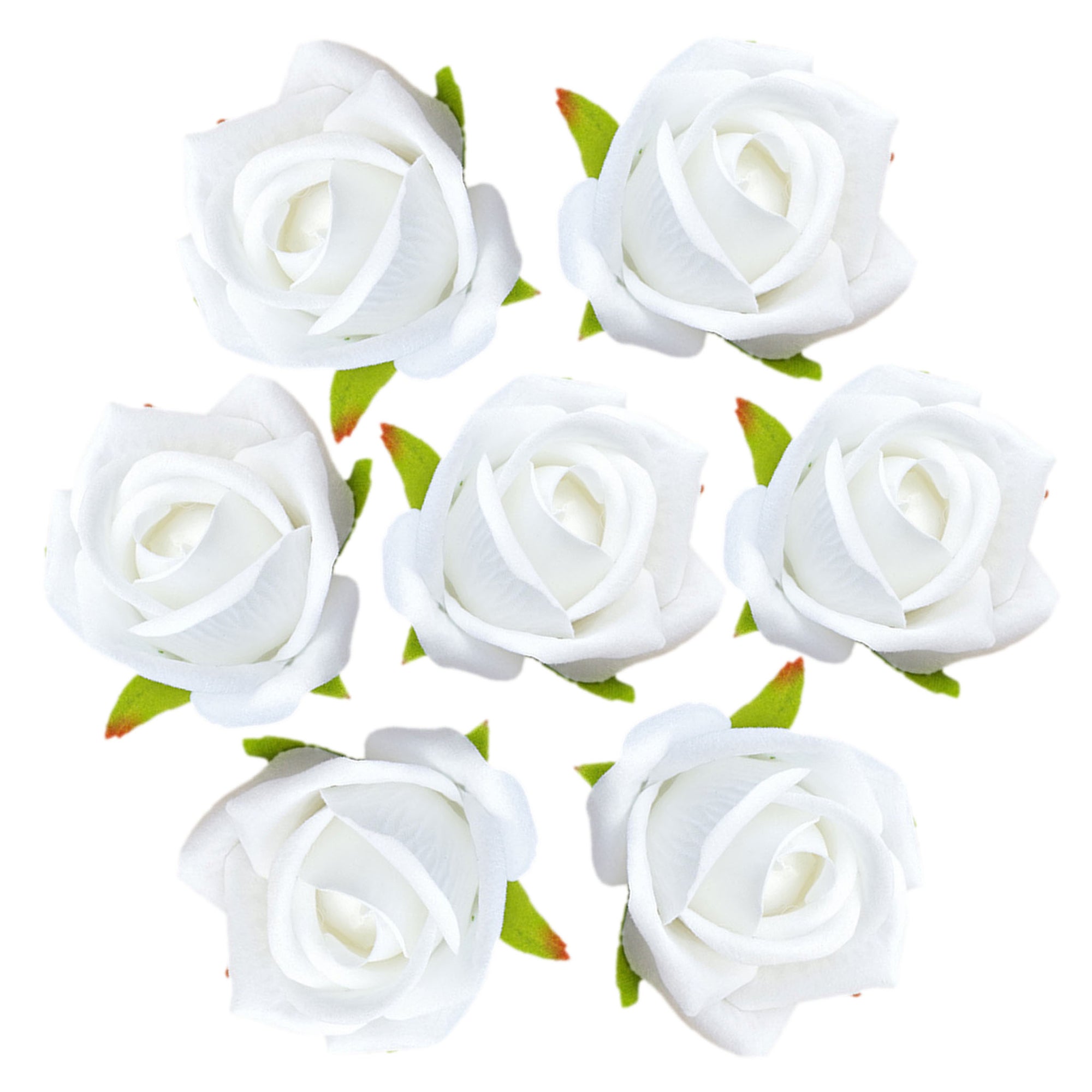 Artificial Flowers Silk Rosebud Flower Heads