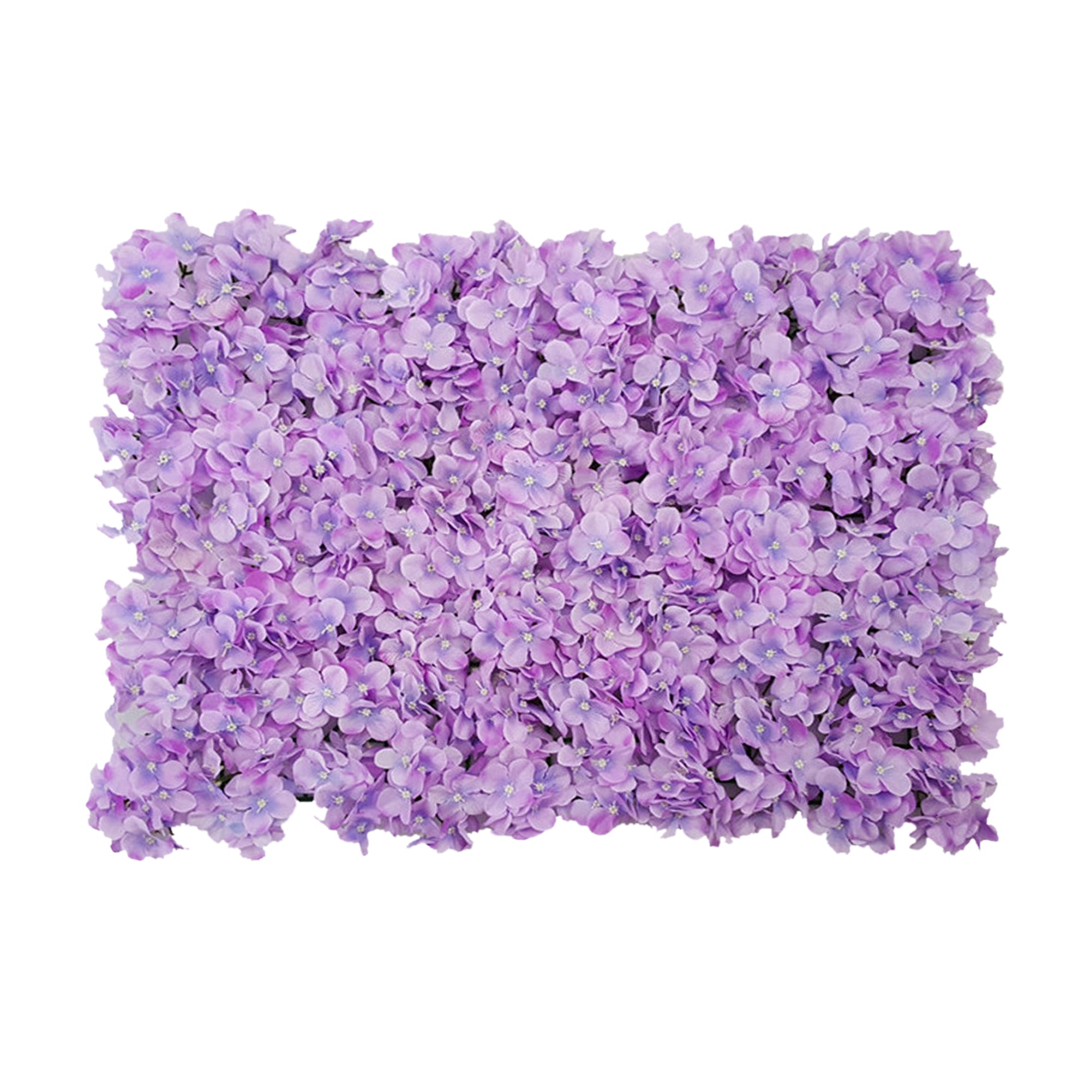 Artficial Flower Wall Lavender Silk Hydrangea Panel