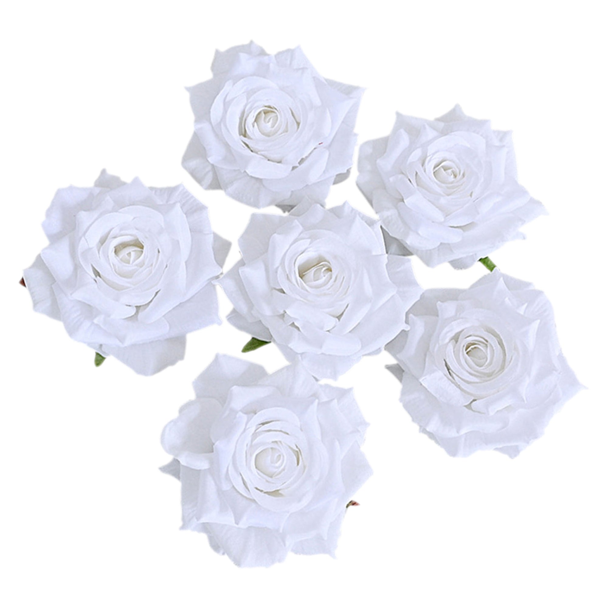 Wholesale Silk Flat Roses Artificial Flowers Crafts