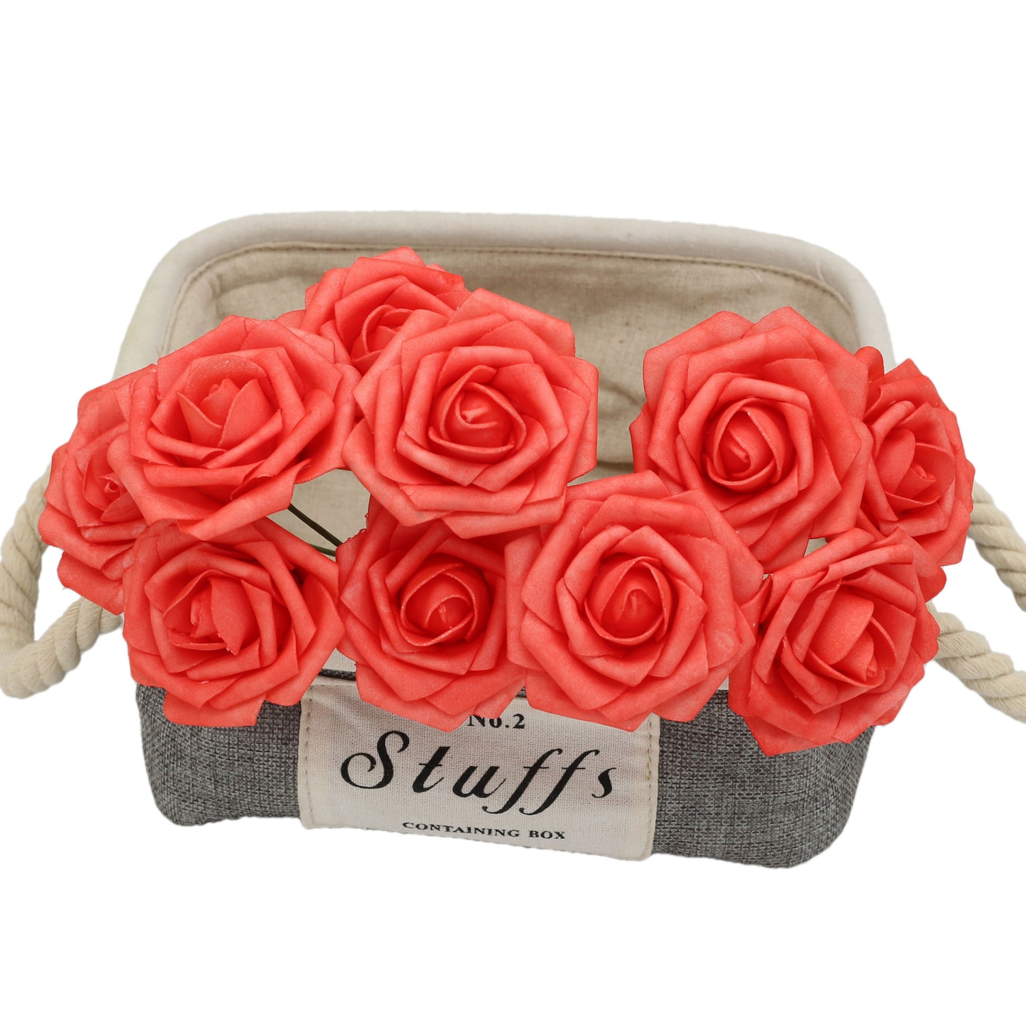 50 Coral Roses Wedding Flowers Wholesale for Wedding