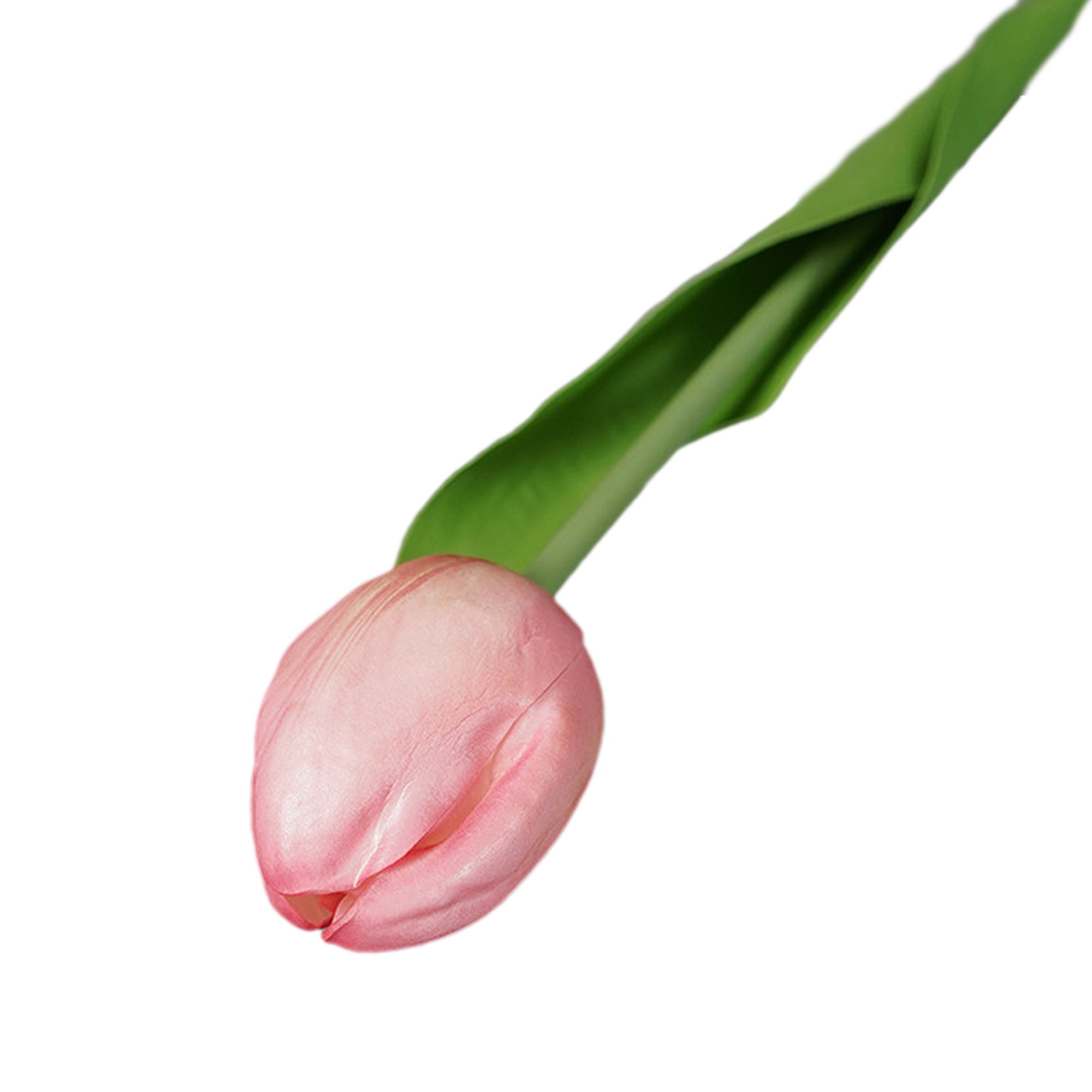 Realisic Fake Tulips White Pink Red Purple 18"