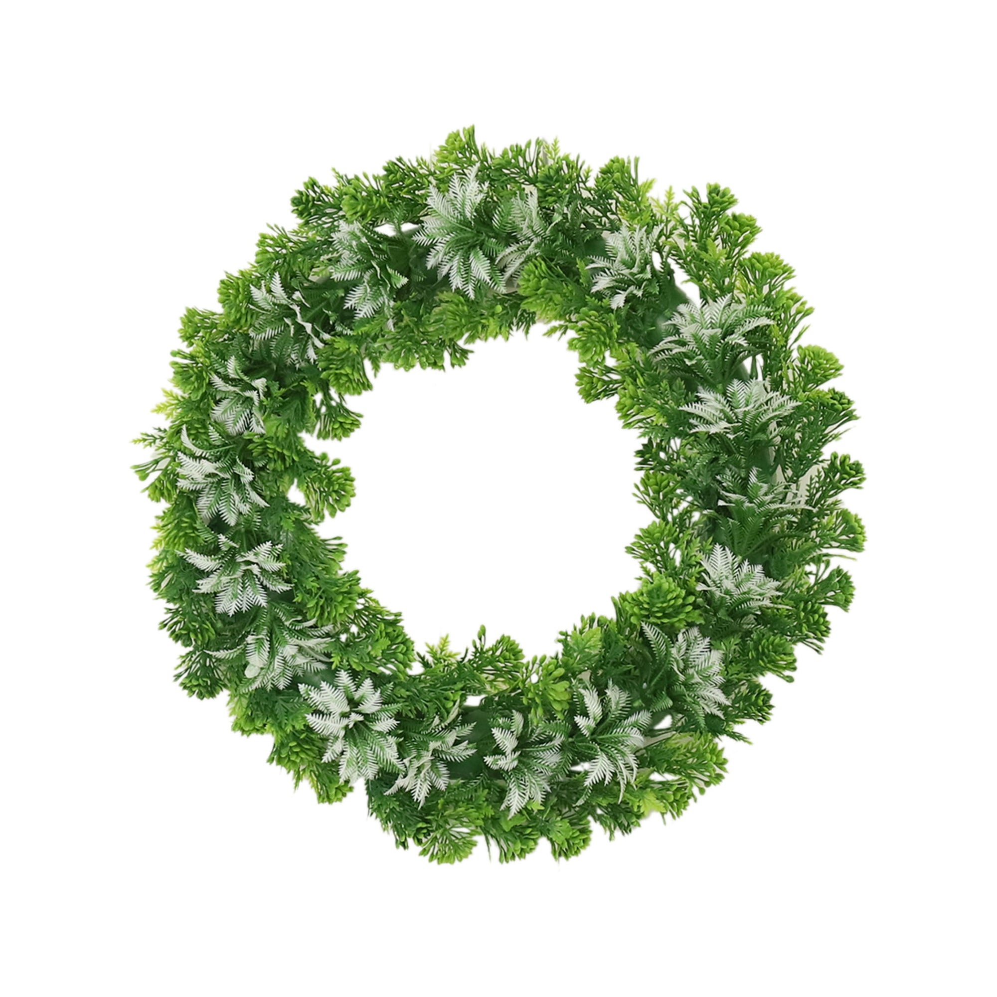 Faux Eucalyputs Wreath Garland for Farmhouse Indoor Outdoor Front Door Decor