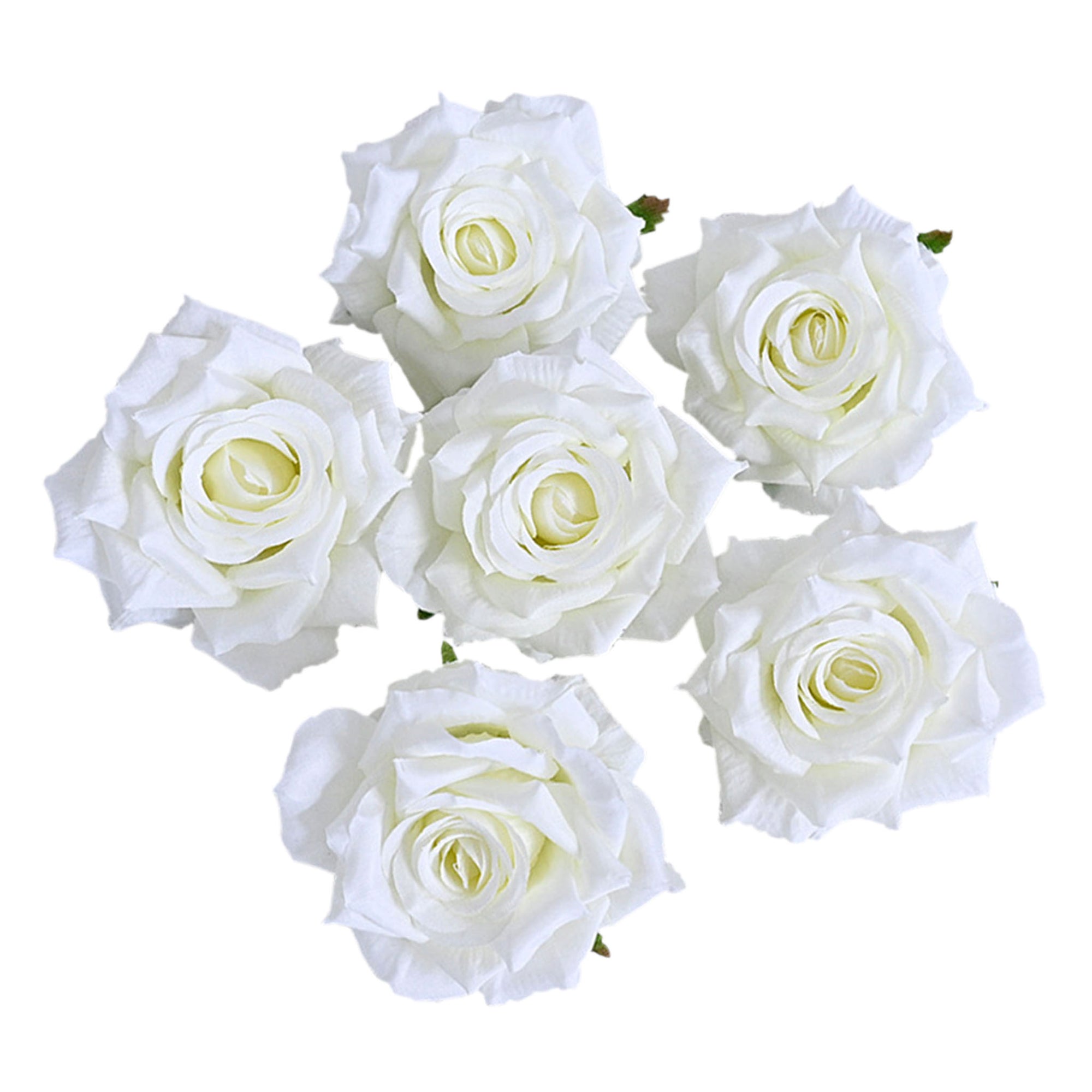 Wholesale Silk Flat Roses Artificial Flowers Crafts