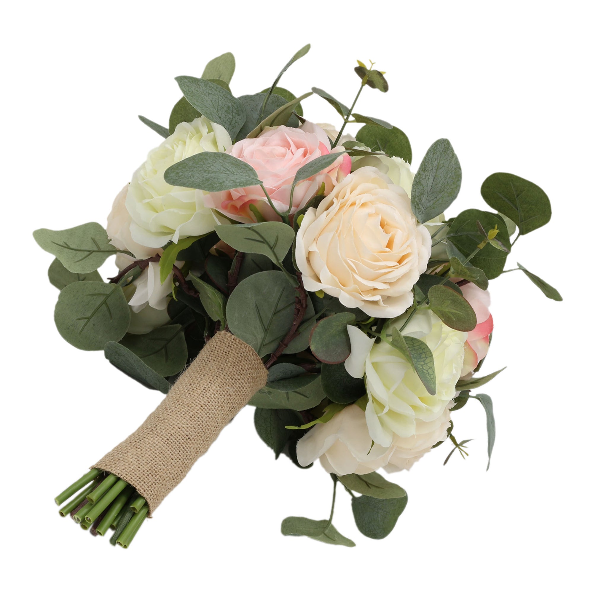 Rustic Wedding Bridal Bouquet Artificial Eucalyptus