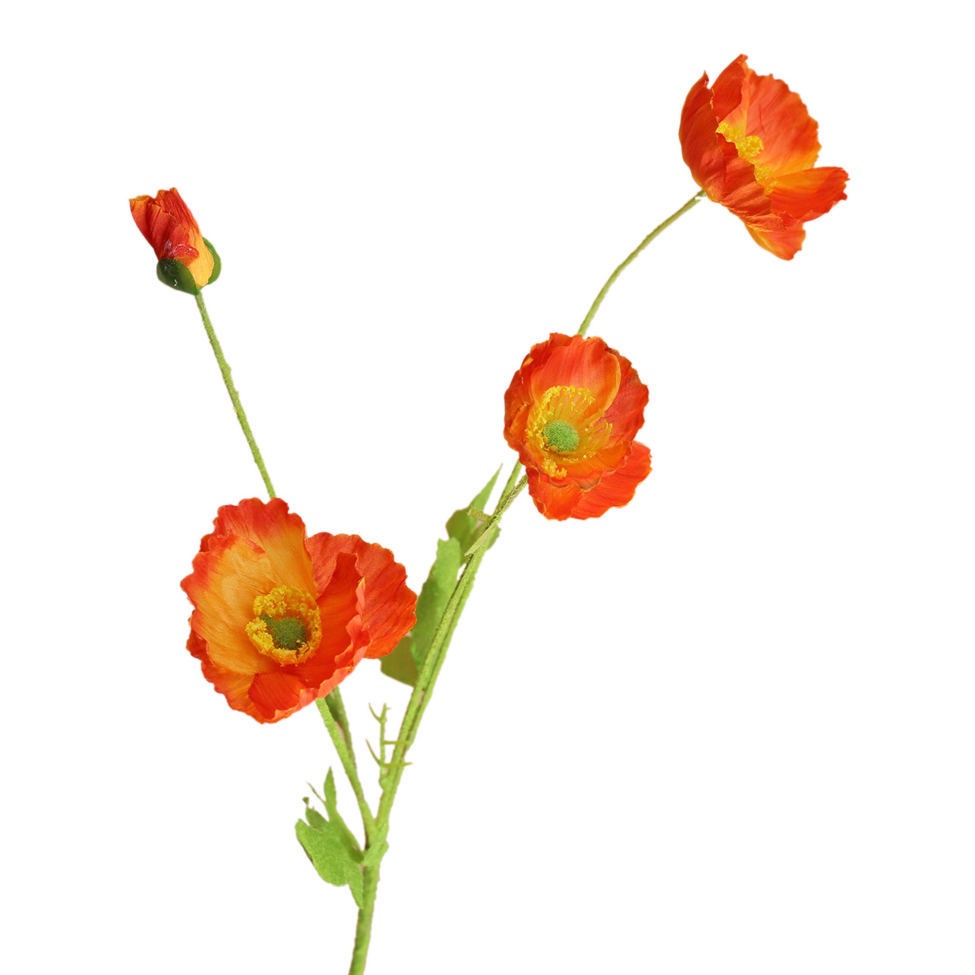 Artificial Poppies Silk Poppy Flowers