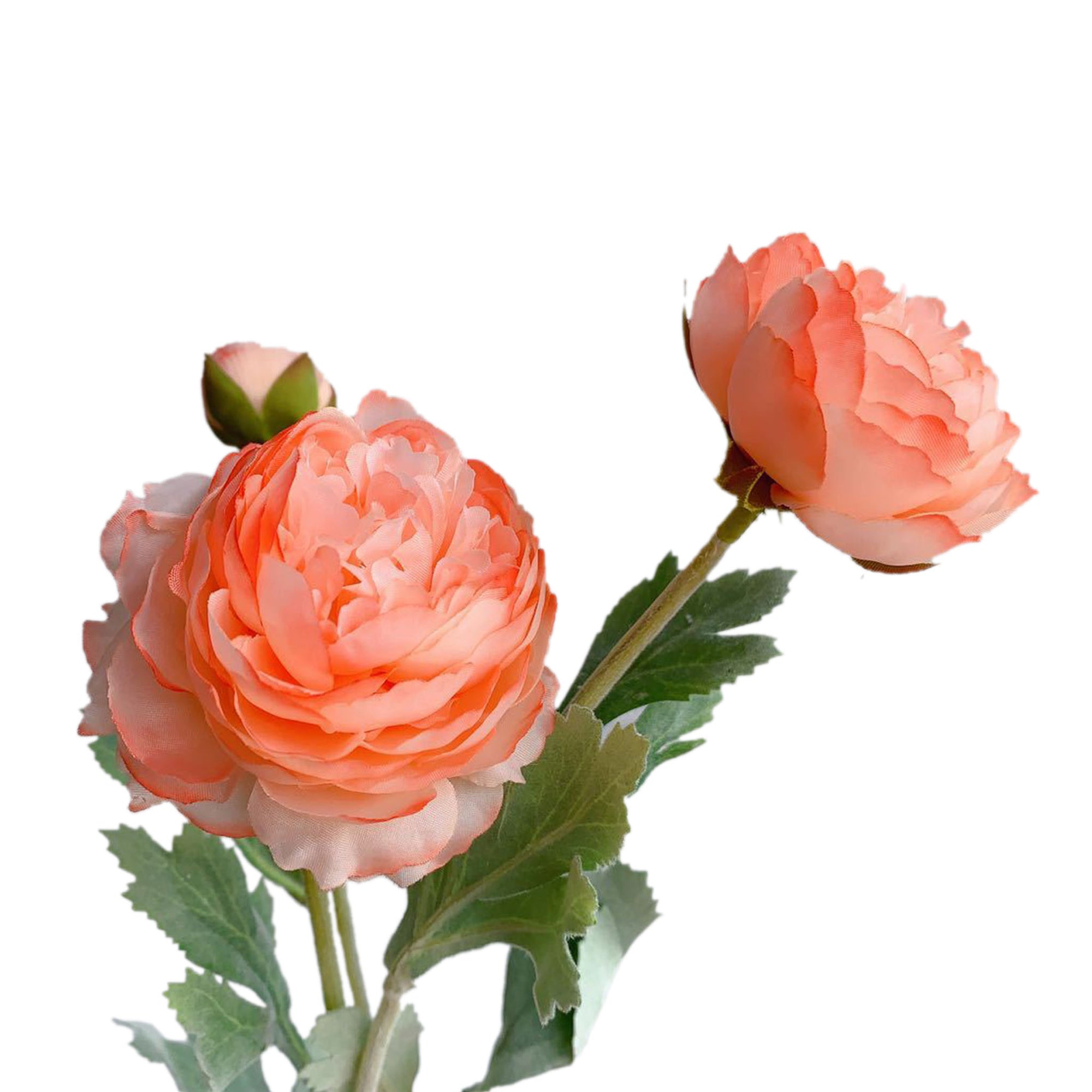 Artificial Ranunculus Flower Branch for Home Arrangement