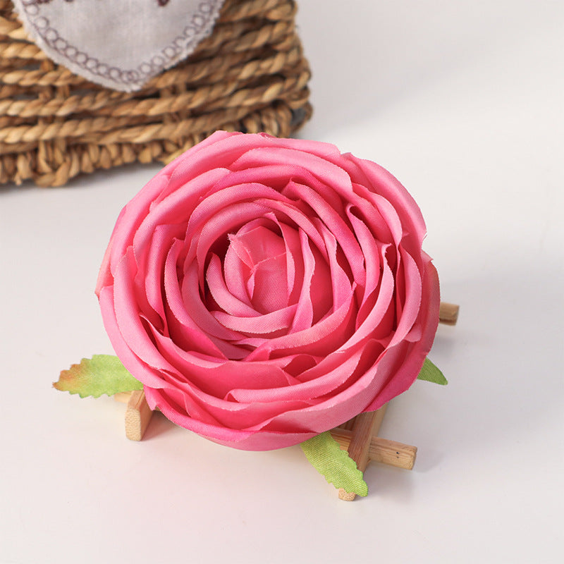 Bulk Artificial Flowers Silk Rose Heads