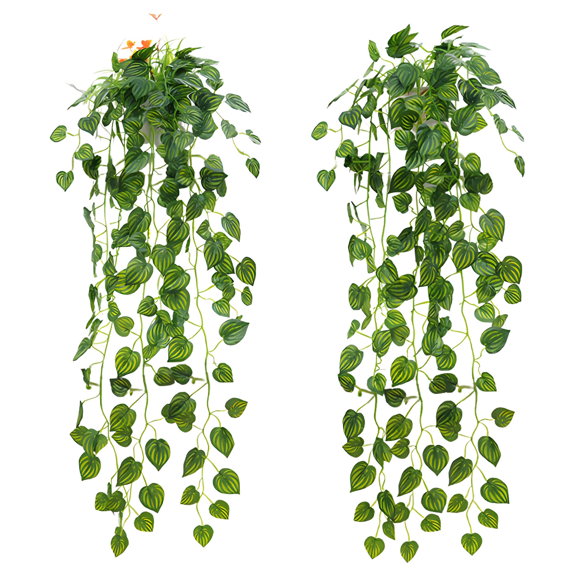 Hanging Plants Fake Leaf Garlands 35"