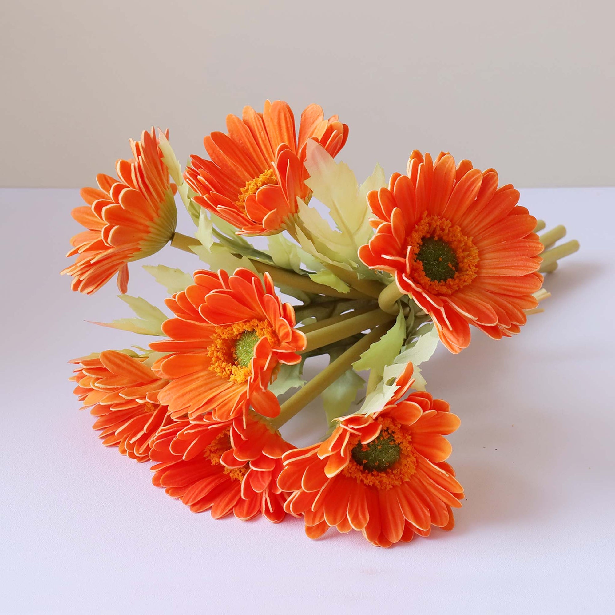 Artificial Gerbera Daisy Bouquet Real Touch Flowers for Wedding Bouquets