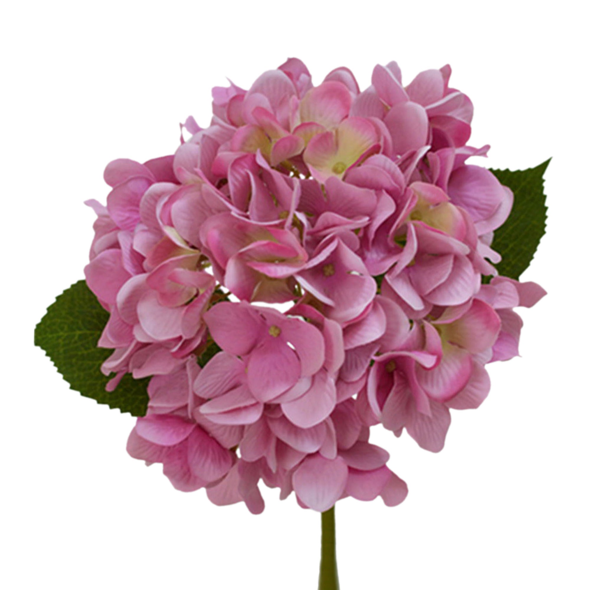 Realistic Silk Hydrangea Flowers 5 Stems for Bridal Bouquets