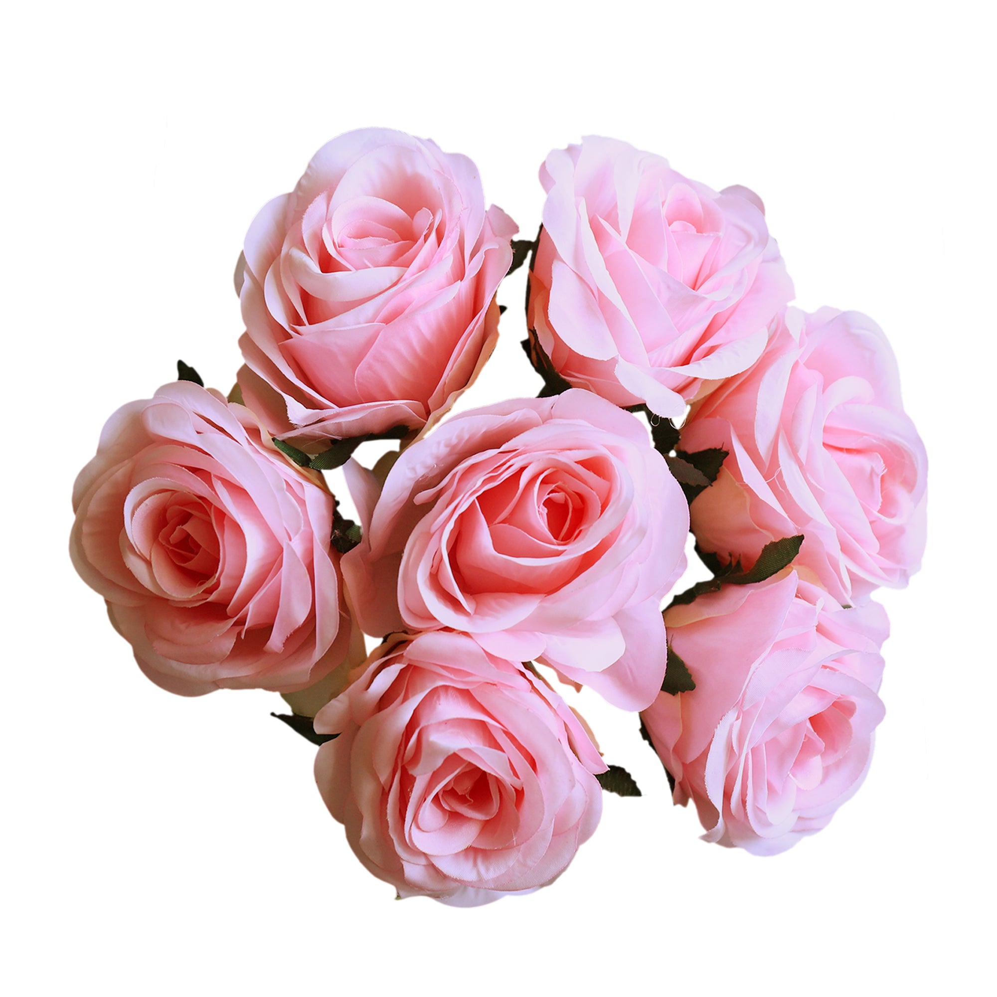 Silk Rose Bouquet 7 Individual Flowers