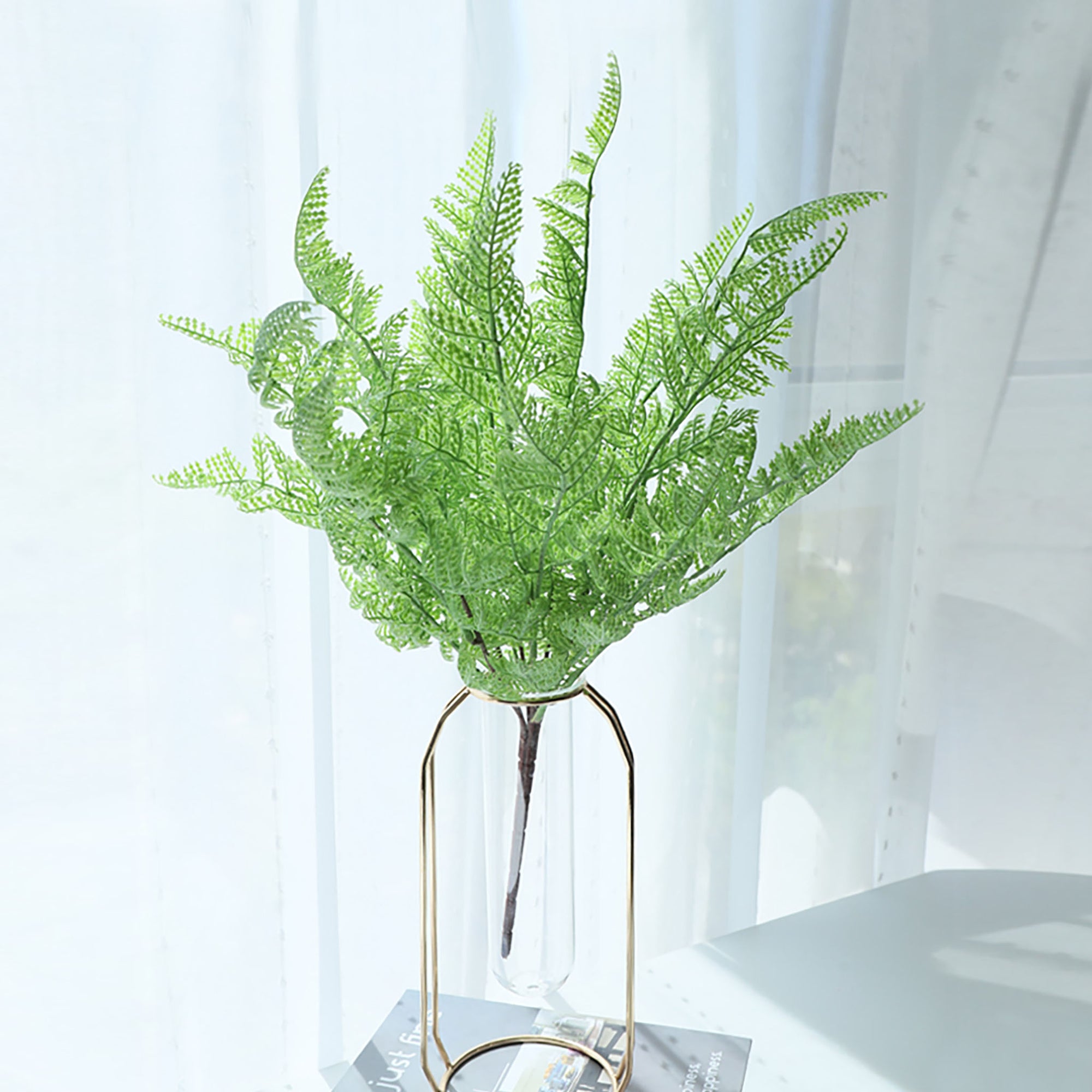 Fake Fern Bush Artificial Greenery Plants for Home Decor