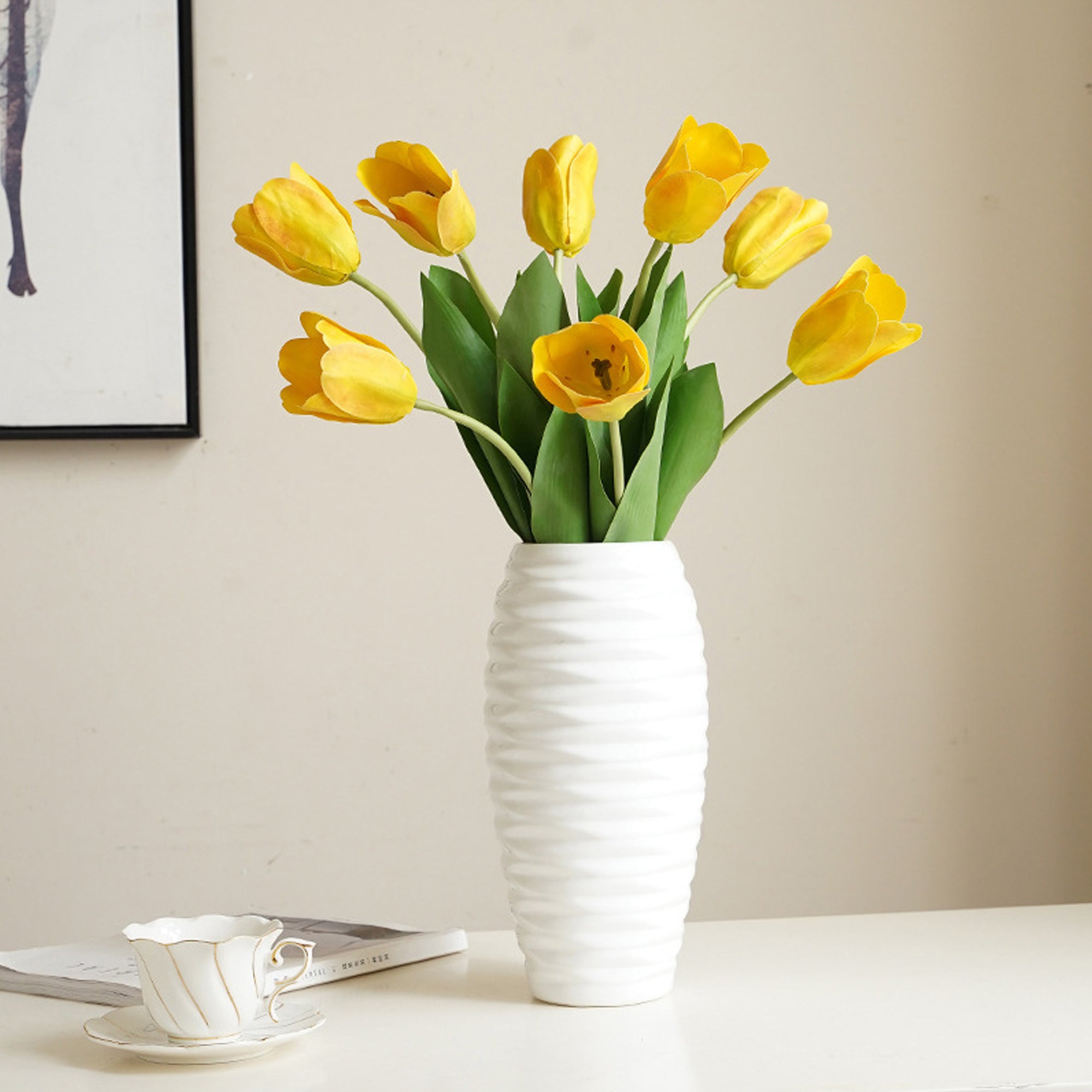 Real Touch lifelike Blooming Tulips 26"