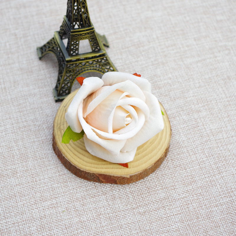 Artificial Flowers Silk Rosebud Flower Heads
