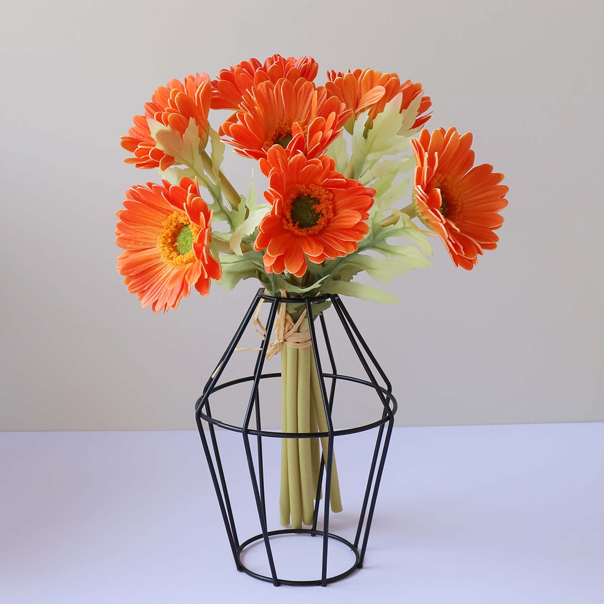 Artificial Gerbera Daisy Bouquet Real Touch Flowers for Wedding Bouquets