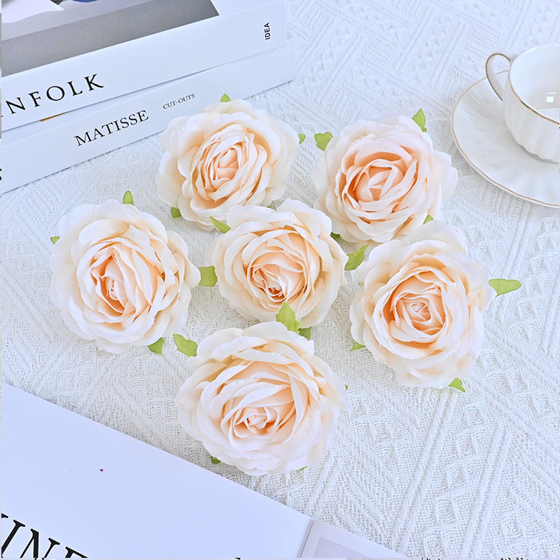Silk Cabbages Roses Bulk Artificial Flowers
