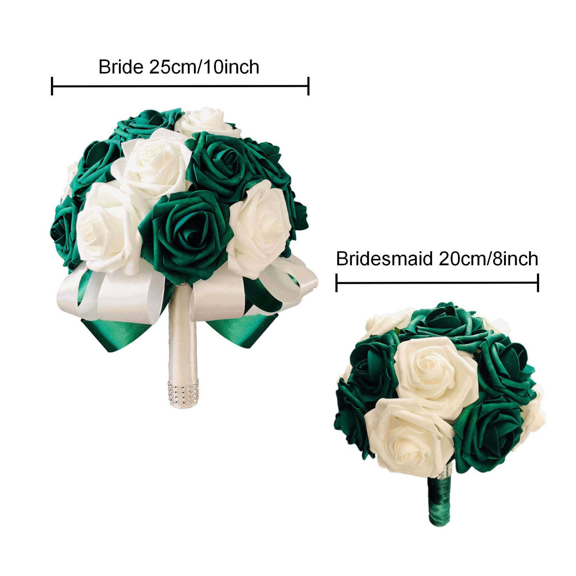 Emerald Green Wedding Bouquet Package