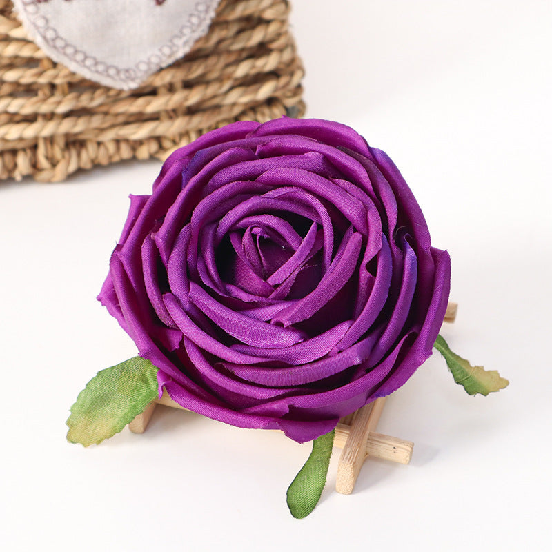 Bulk Artificial Flowers Silk Rose Heads