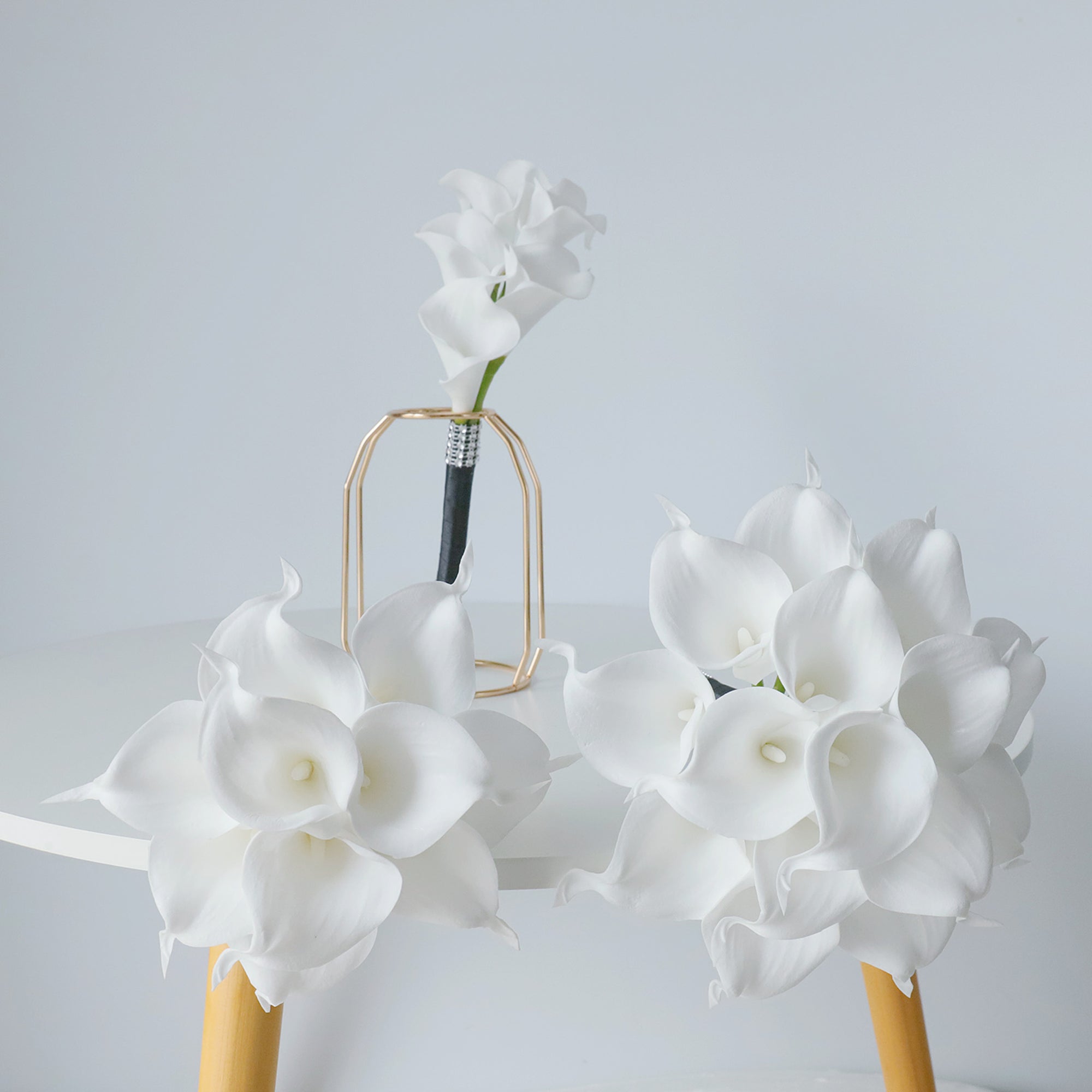White Calla Lily Bouquets Boutonnieres Corsages