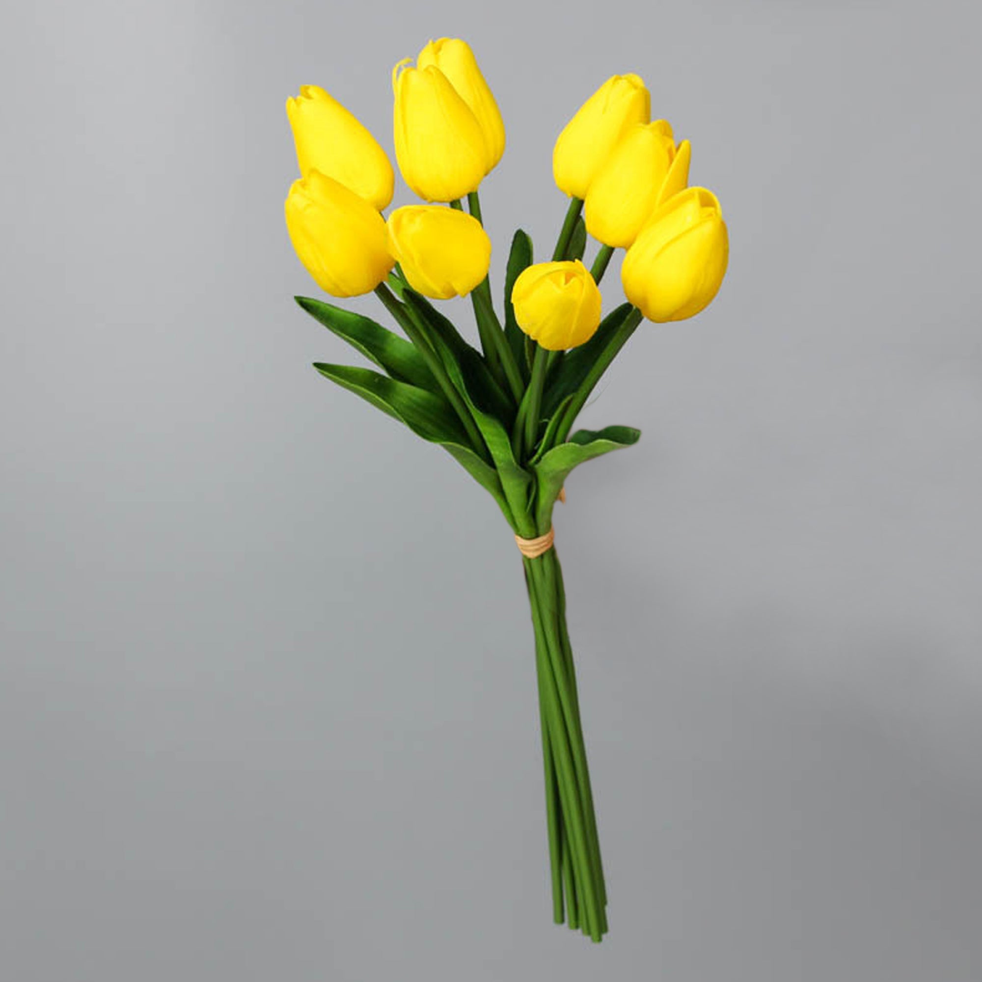 Fake Tulips Bouquet Small Real Touch Tulips 14"