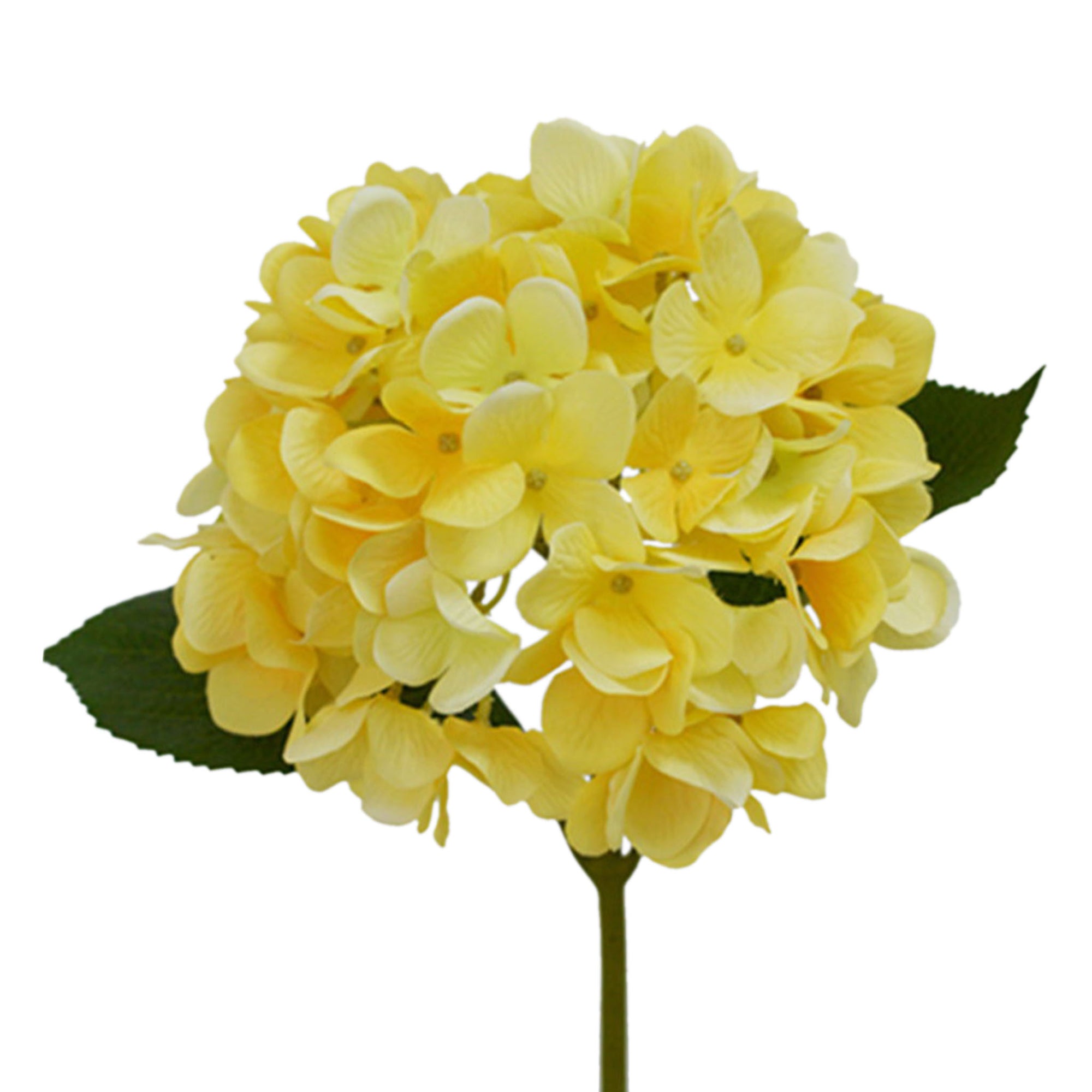 Realistic Silk Hydrangea Flowers 5 Stems for Bridal Bouquets