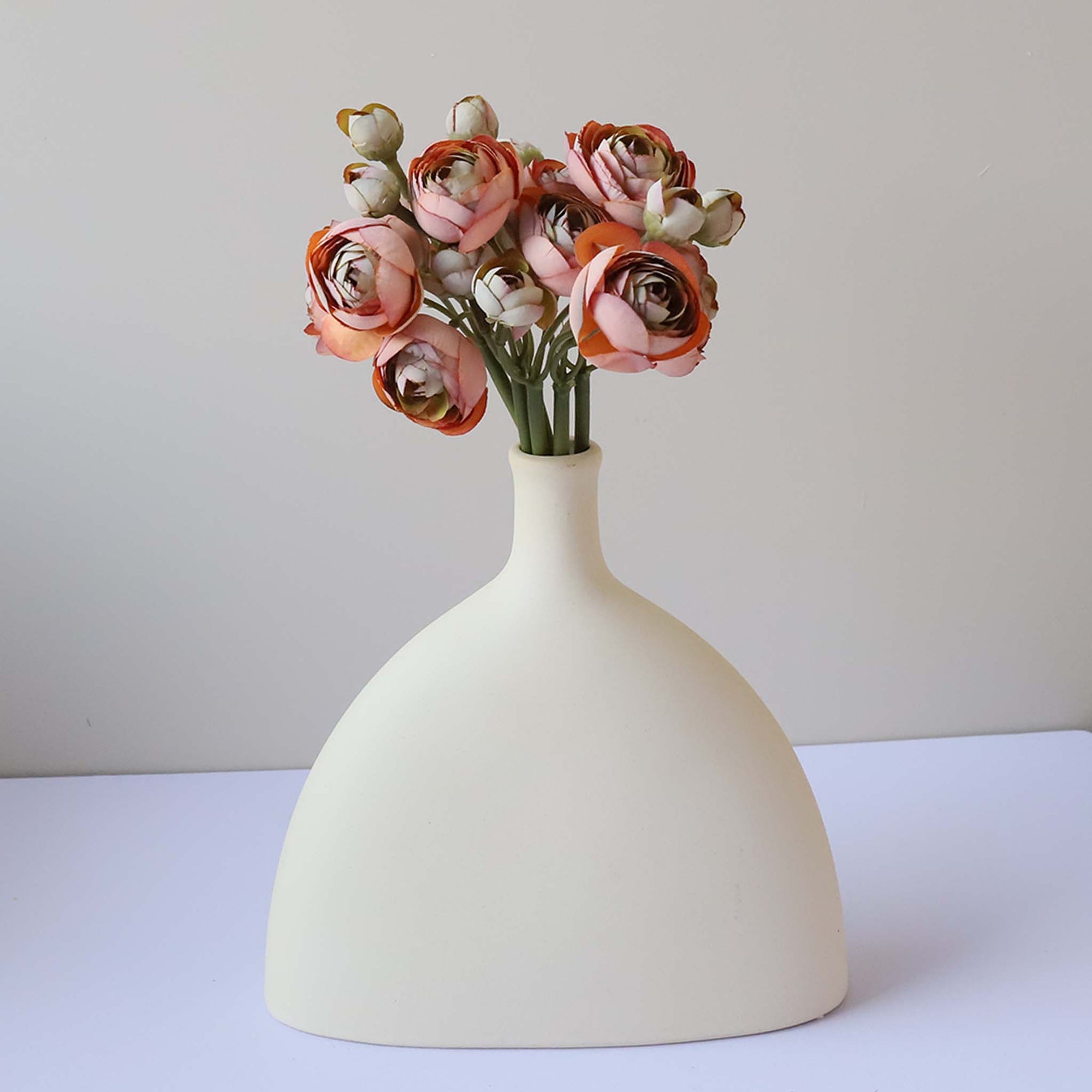 Small Peony Silk Ranunculus Flower Bundle