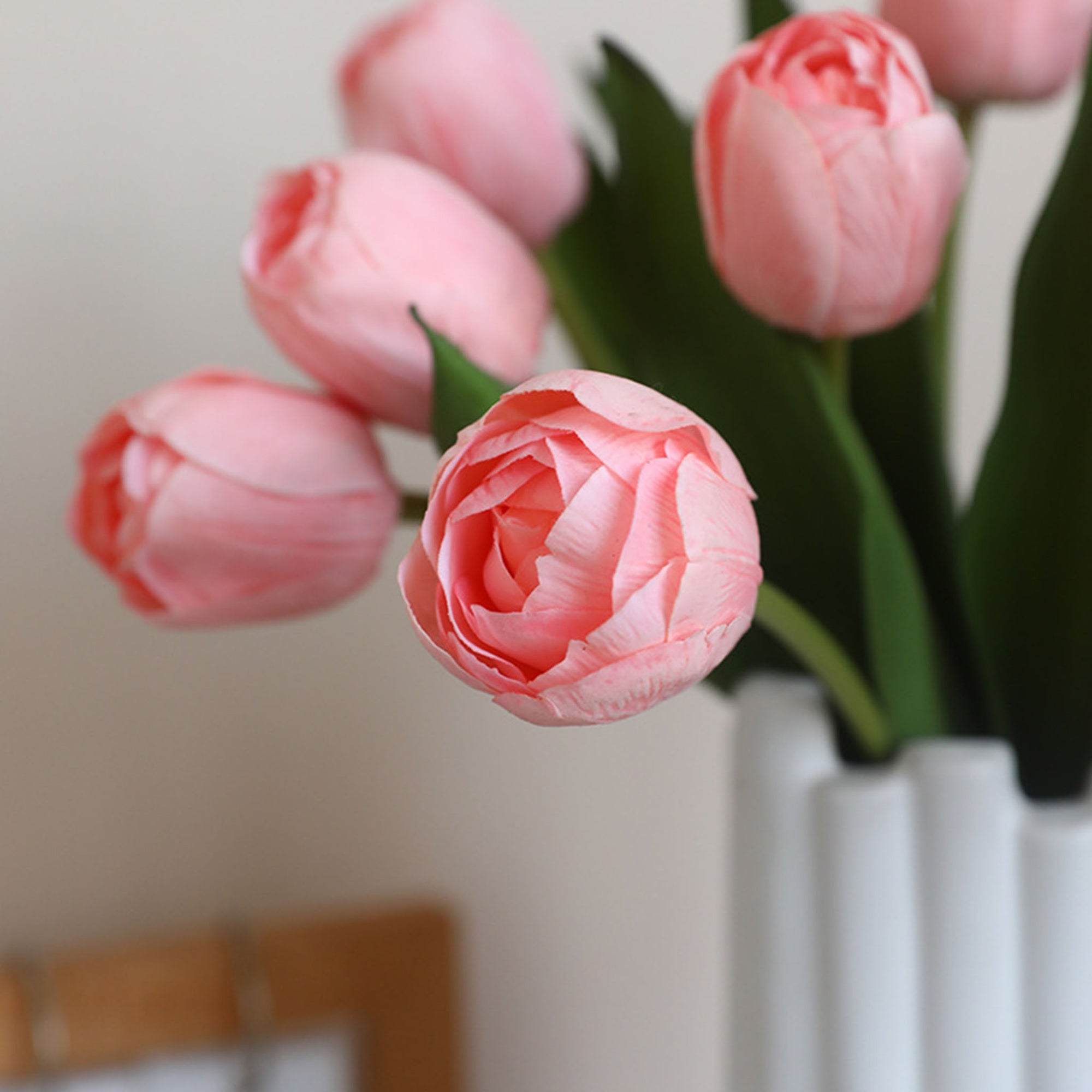 Real Touch Silk Tulips Bouquet Wedding Flowers