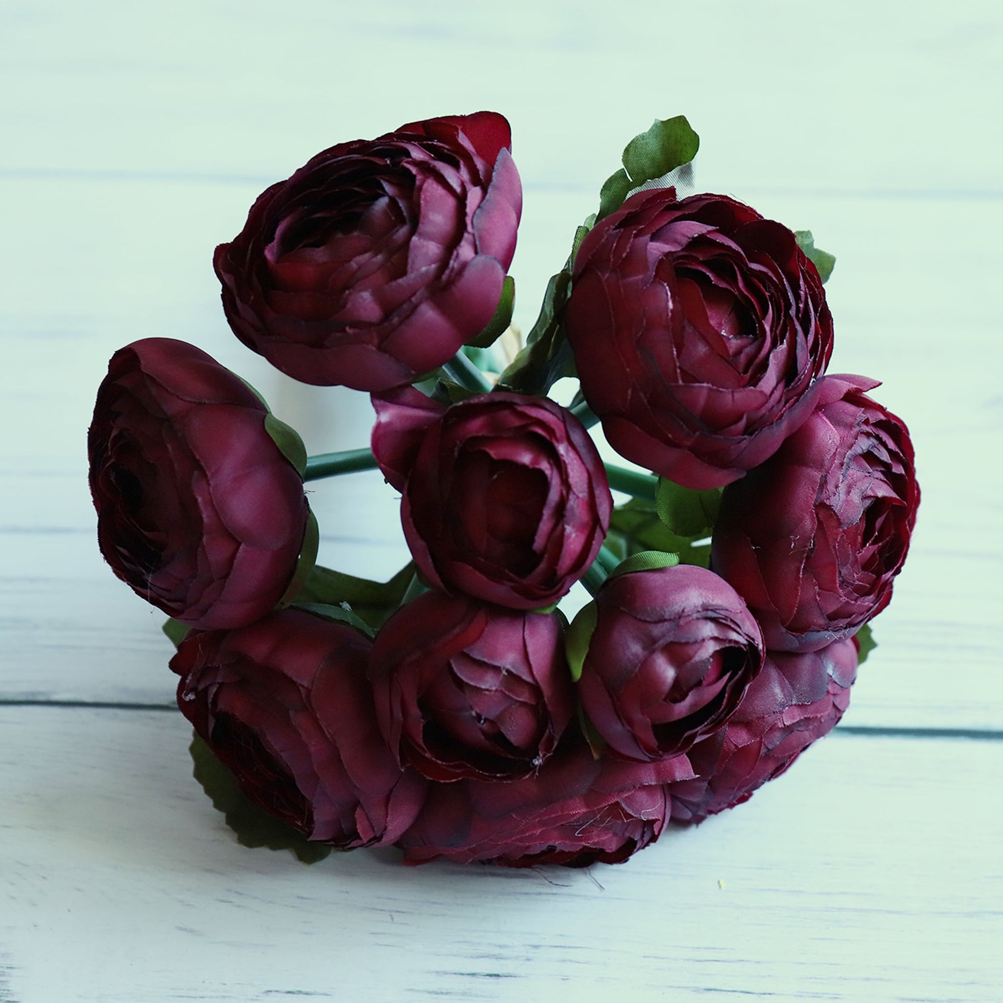 Small Silk Peony Ranunculus Flower Bouquet