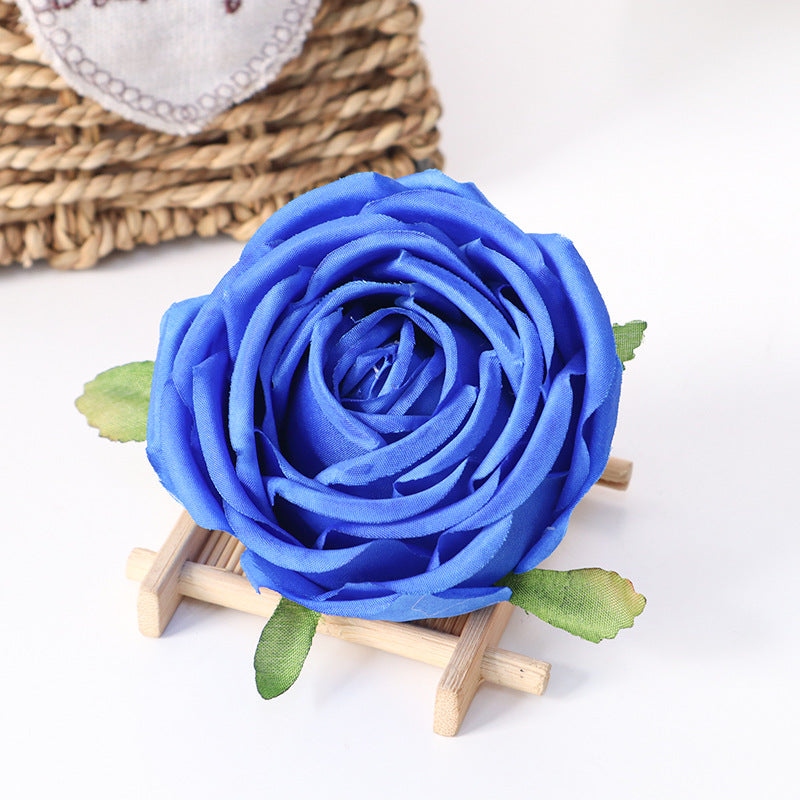 Bulk Artificial Flowers Silk Rose Heads