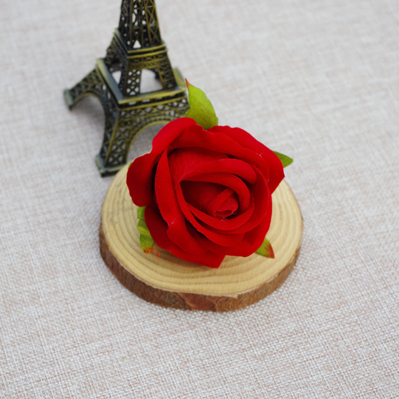 Artificial Flowers Silk Rosebud Flower Heads