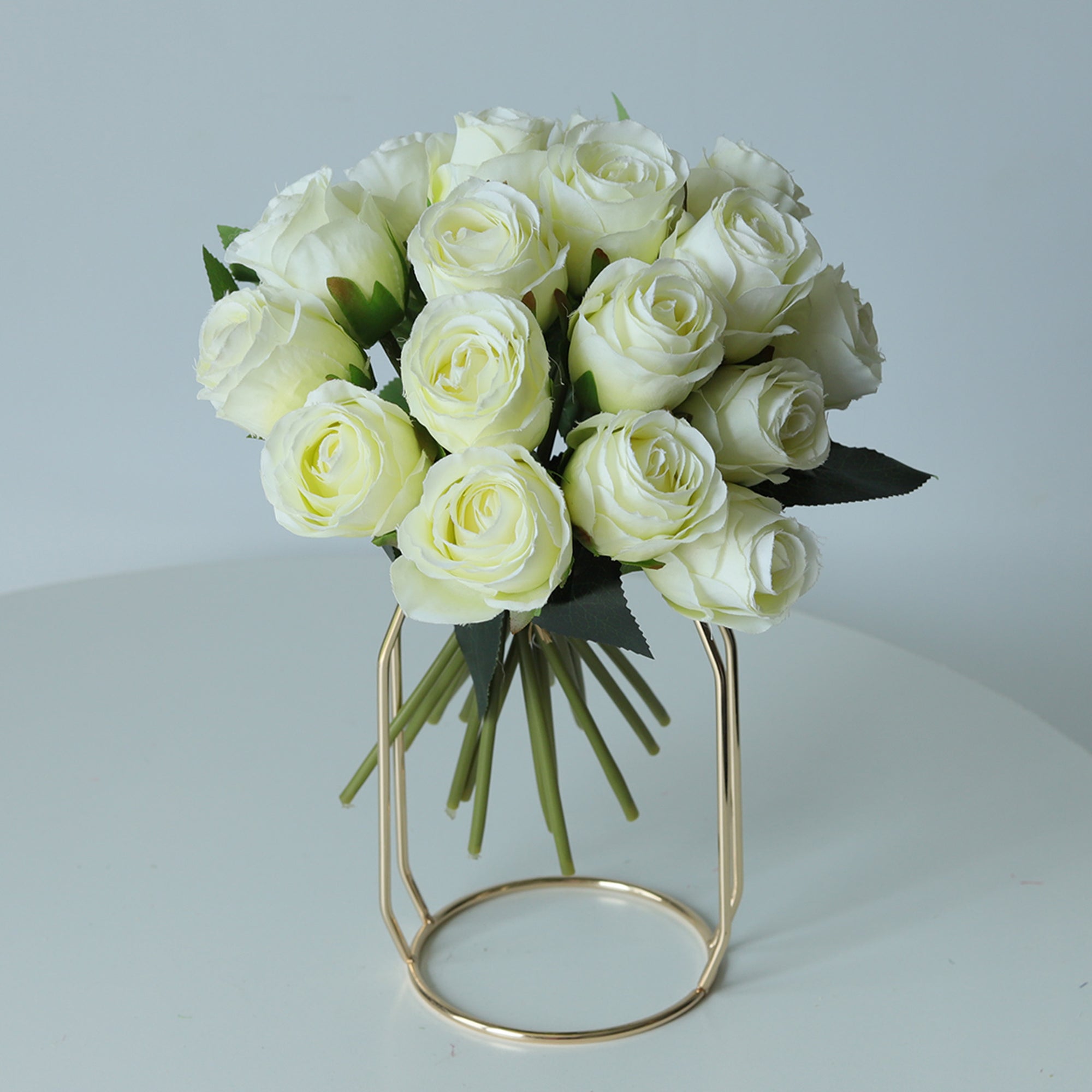 Artificial Silk Rose Buds Bouquet