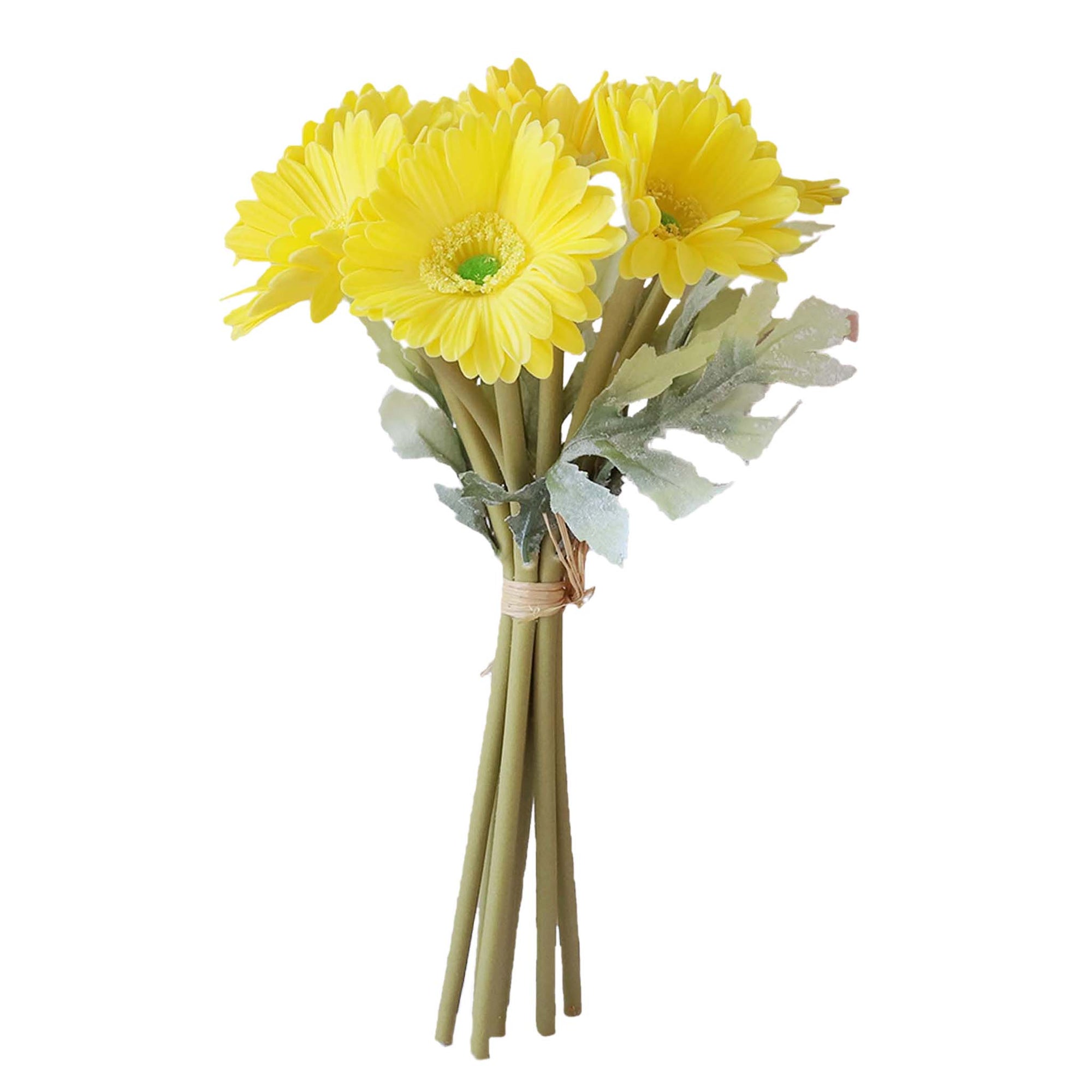 Artificial Gerbera Daisy Bouquet Real Touch Flowers for Wedding Bouquets