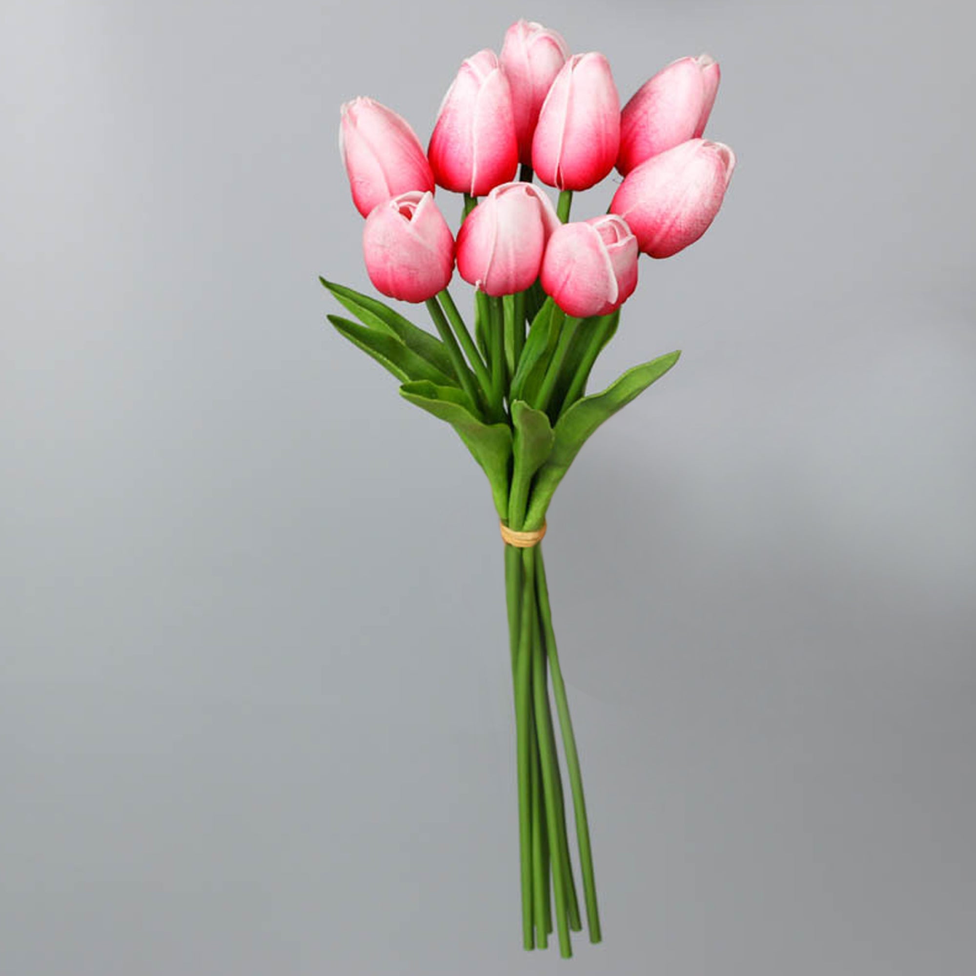 Fake Tulips Bouquet Small Real Touch Tulips 14"