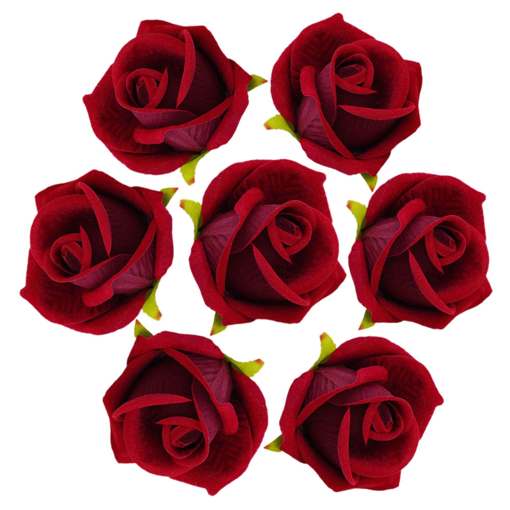 Artificial Flowers Silk Rosebud Flower Heads