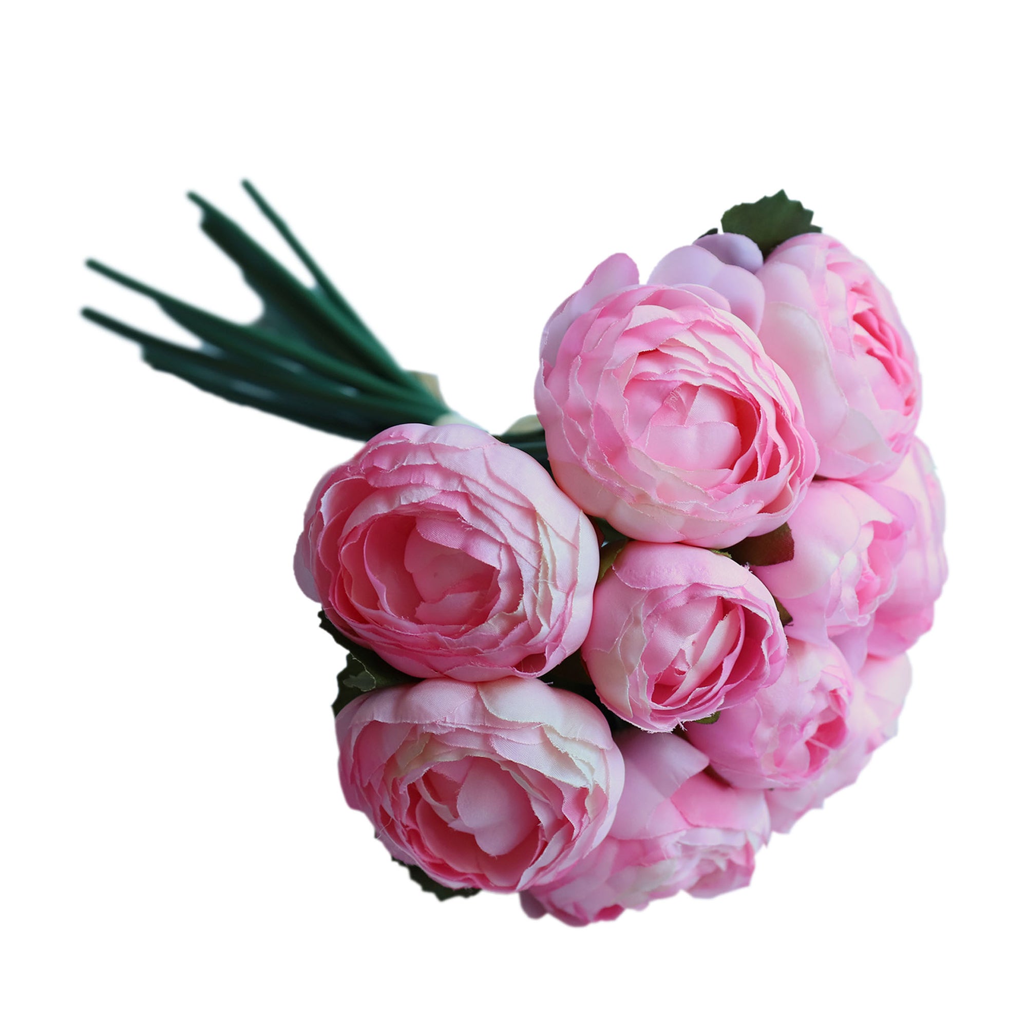 Small Silk Peony Ranunculus Flower Bouquet
