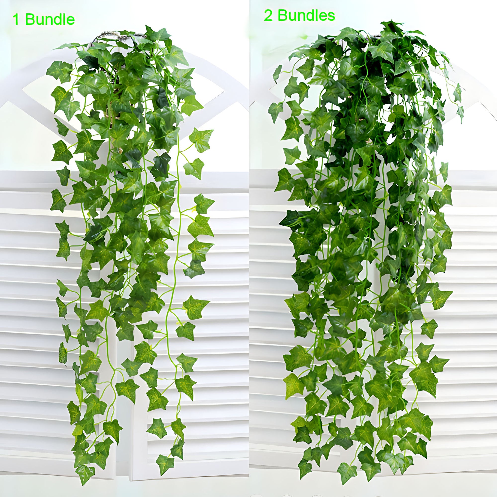 Hanging Plants Fake Leaf Garlands 35"