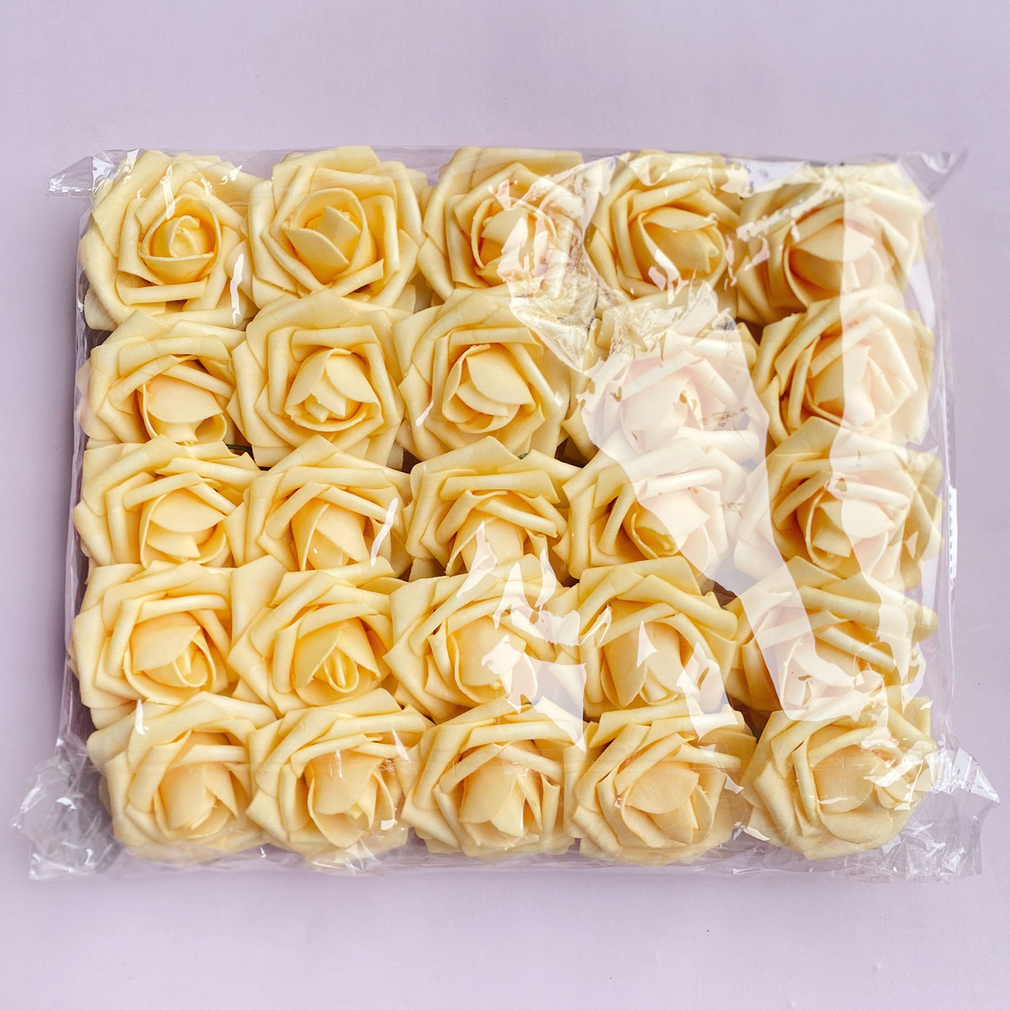 Canary Flowers Roses Artificial Wedding Flowers