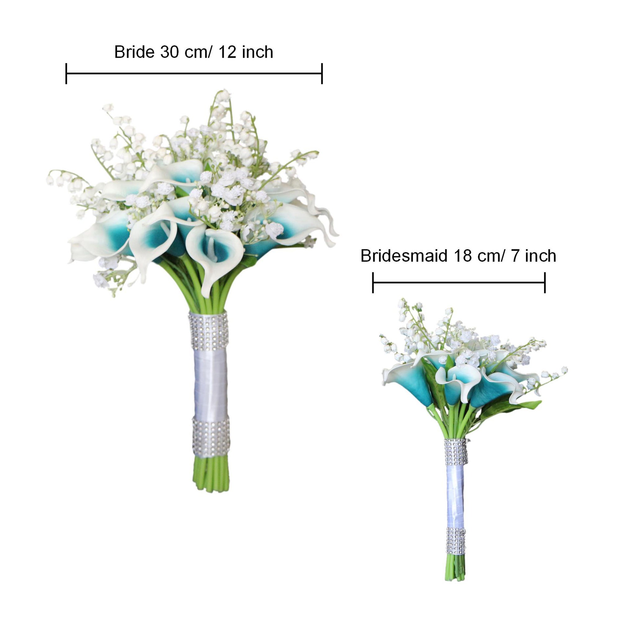 Calla Lily Bouquet Lily of the Valley for Bride Bridesmaids