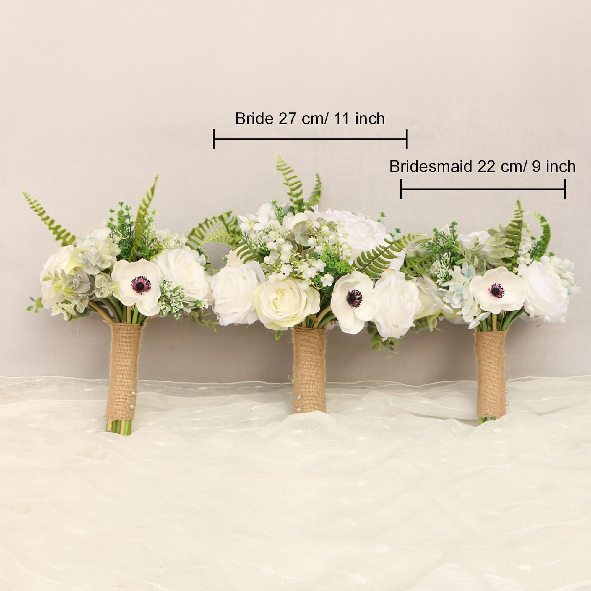 Peony Bouquet Boho Wedding Bridal Bouquet Anemones Corsage
