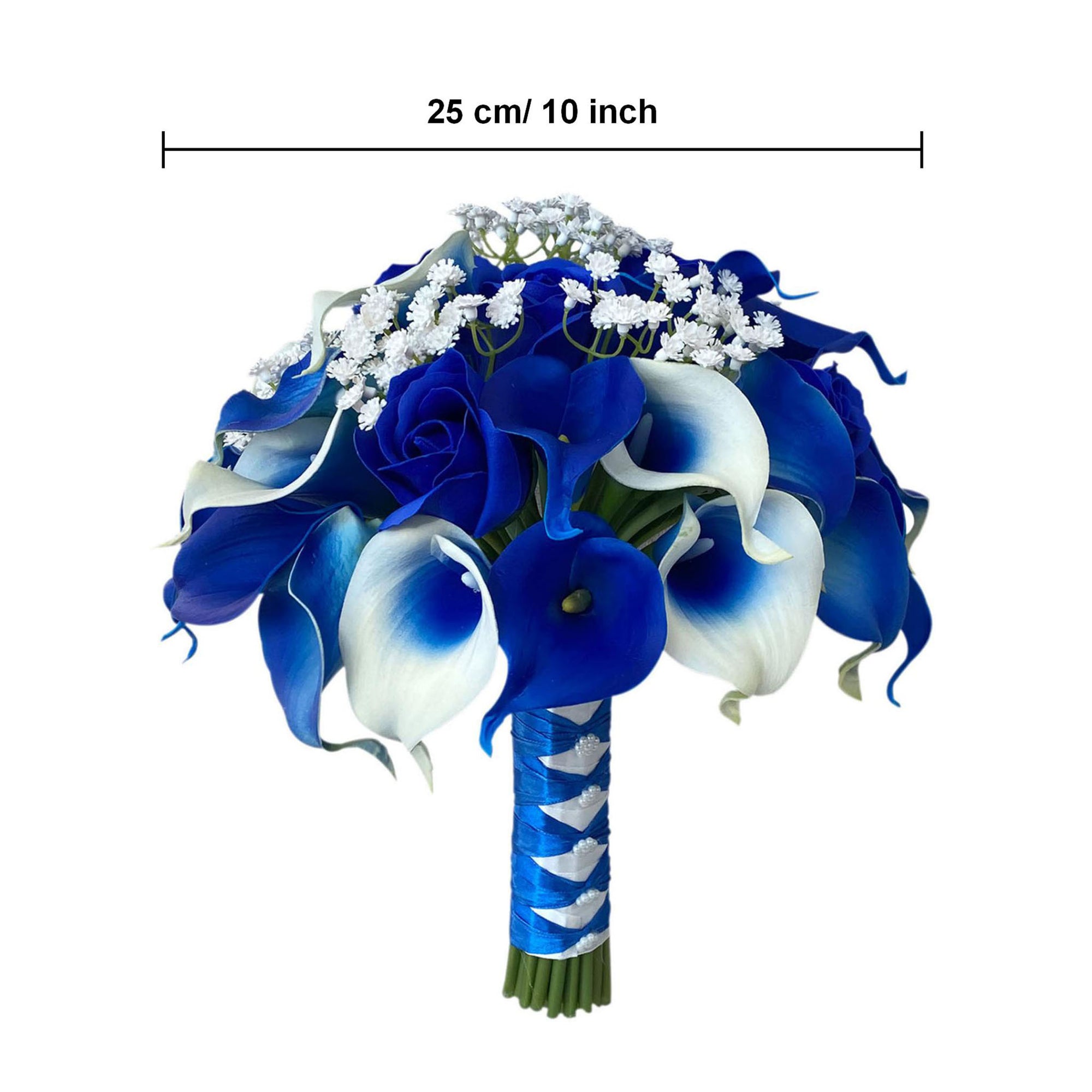 Royal Blue Calla Lily Bridal Bouquet