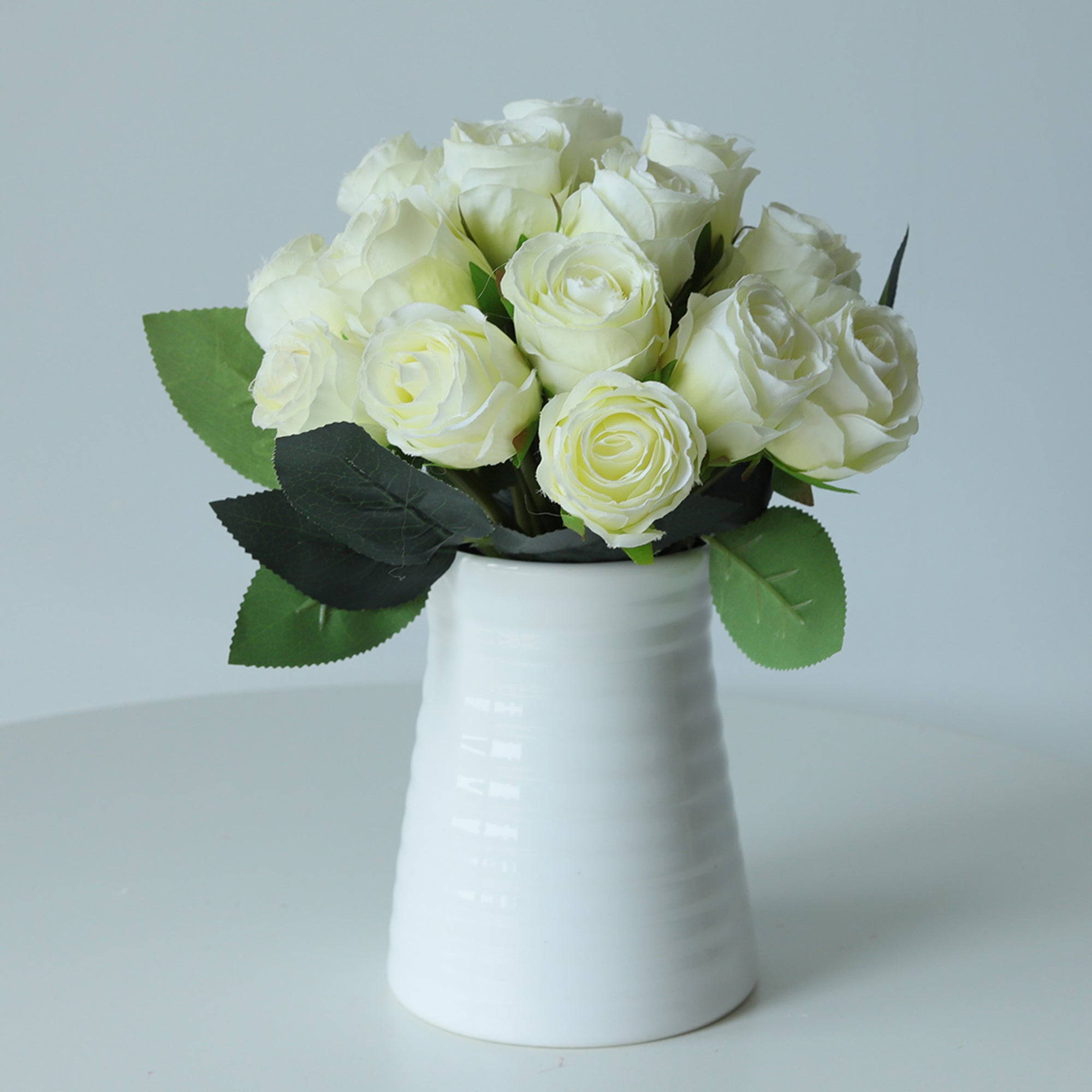 Artificial Silk Rose Buds Bouquet