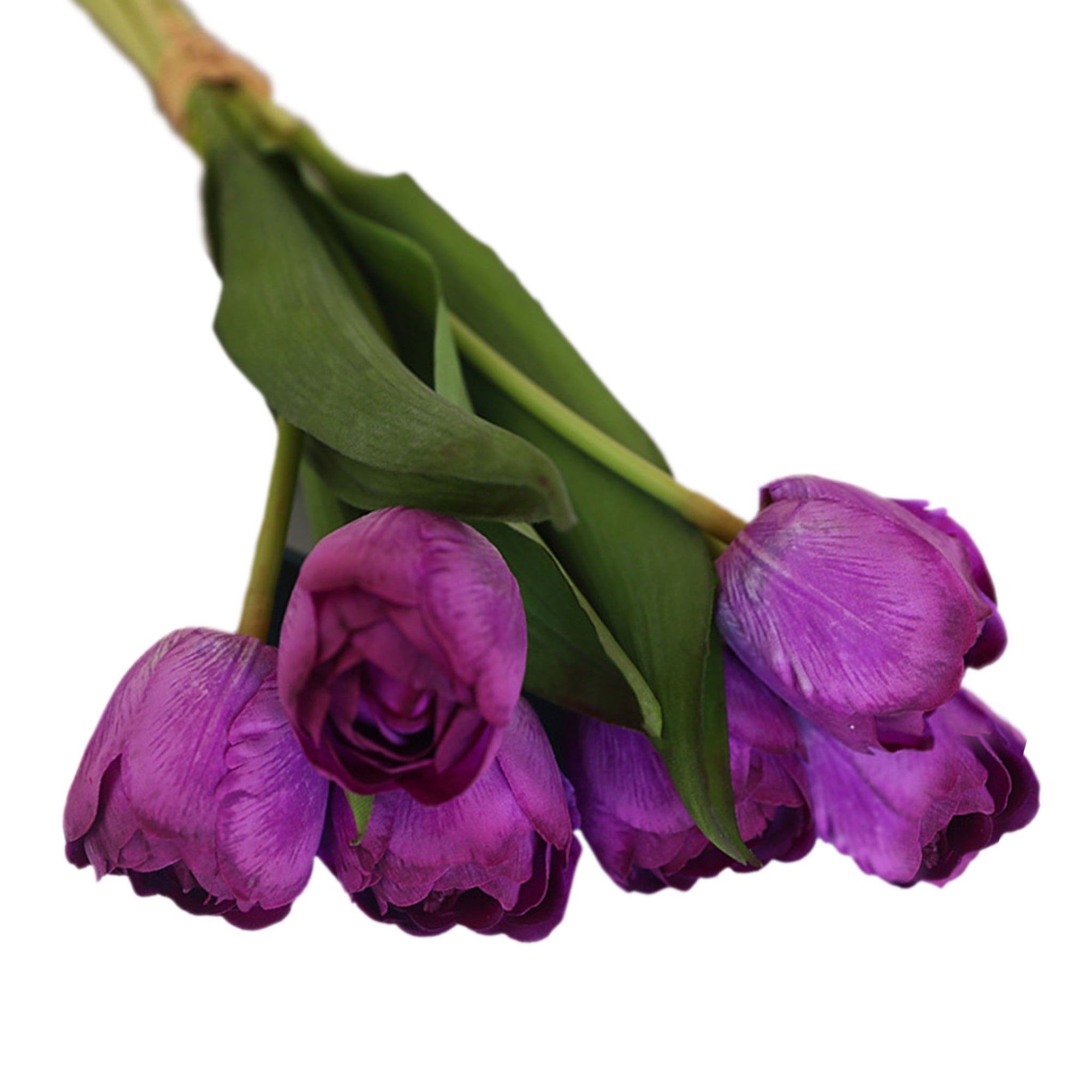 Real Touch Silk Tulips Bouquet Wedding Flowers