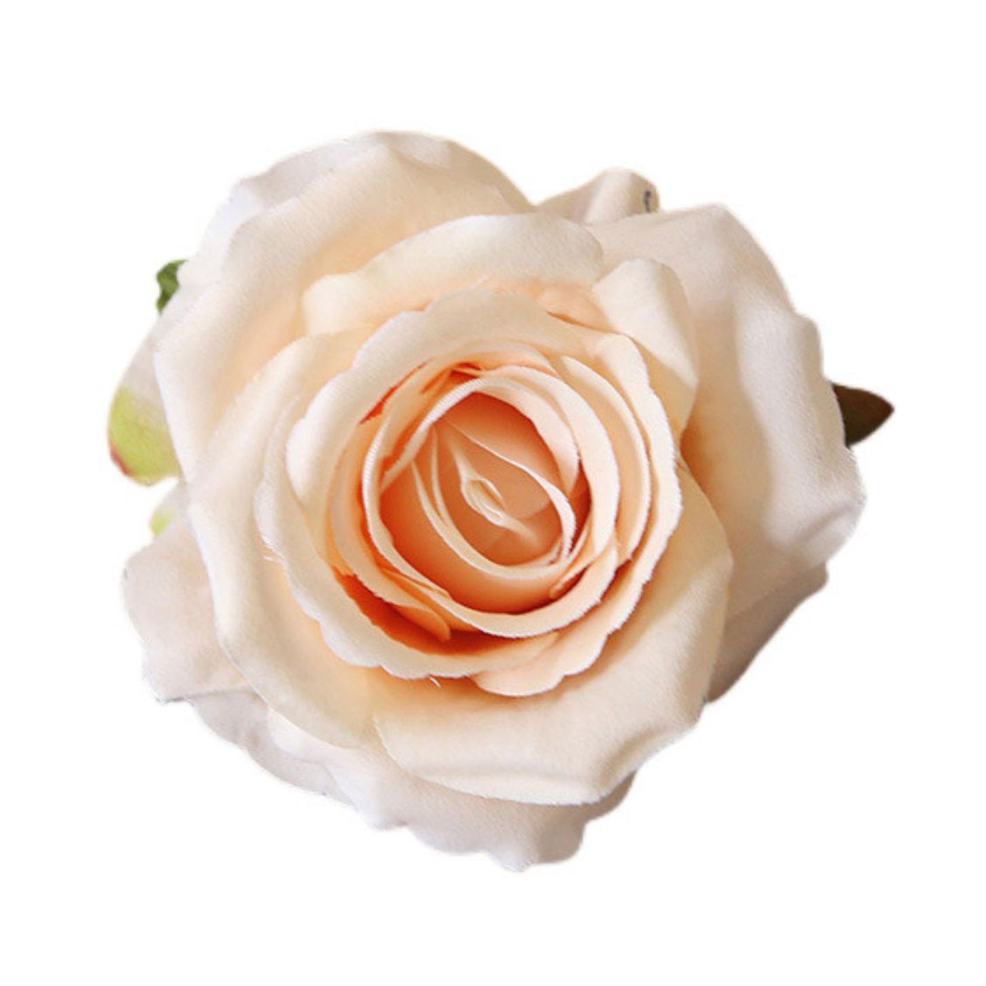 Quality Artificial Flower Heads Velvet Roses