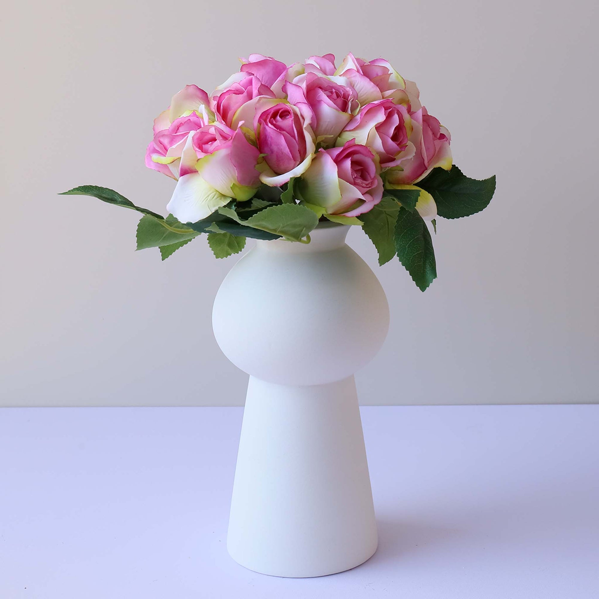 Small Flower Bouquet Silk Roses Bunches
