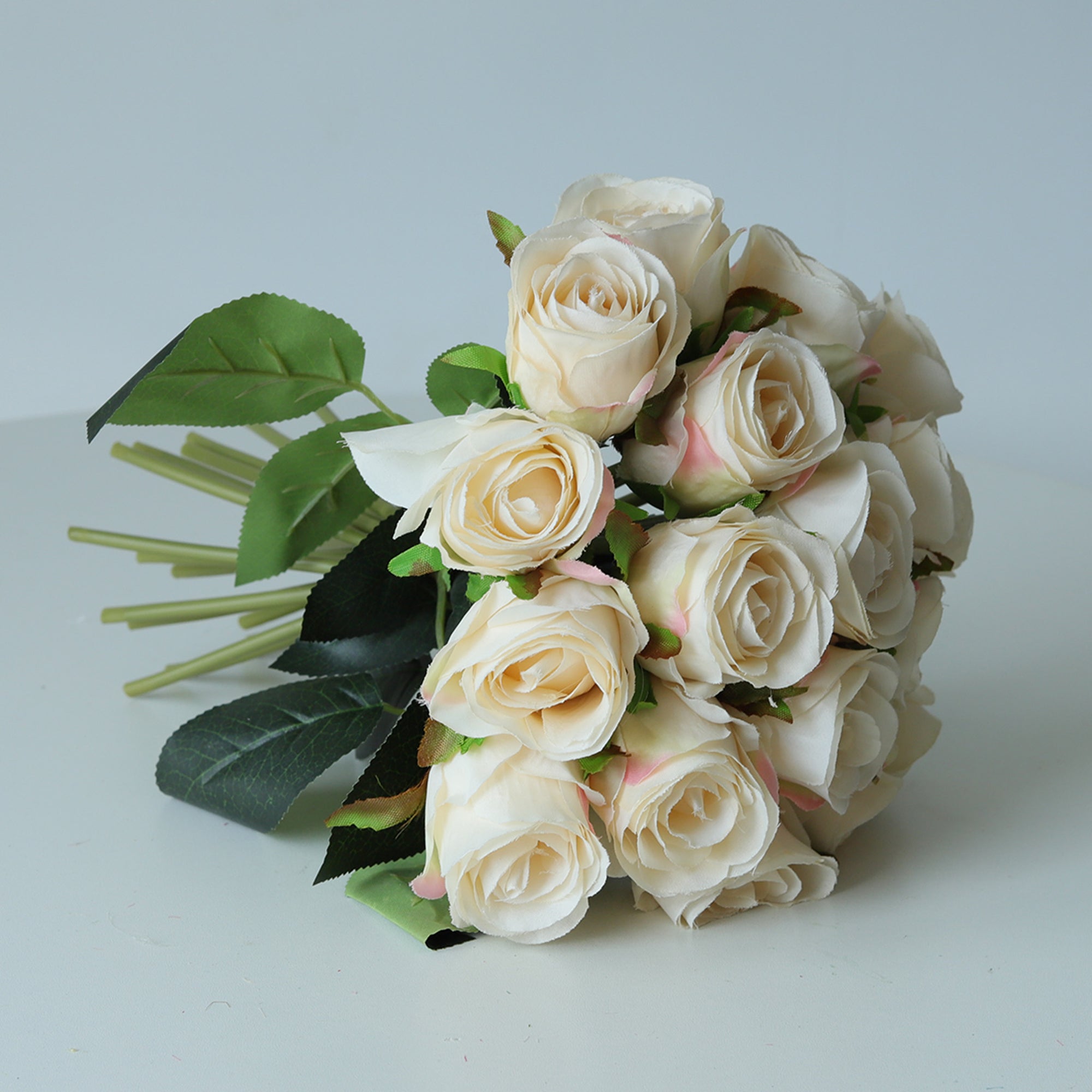 Artificial Silk Rose Buds Bouquet