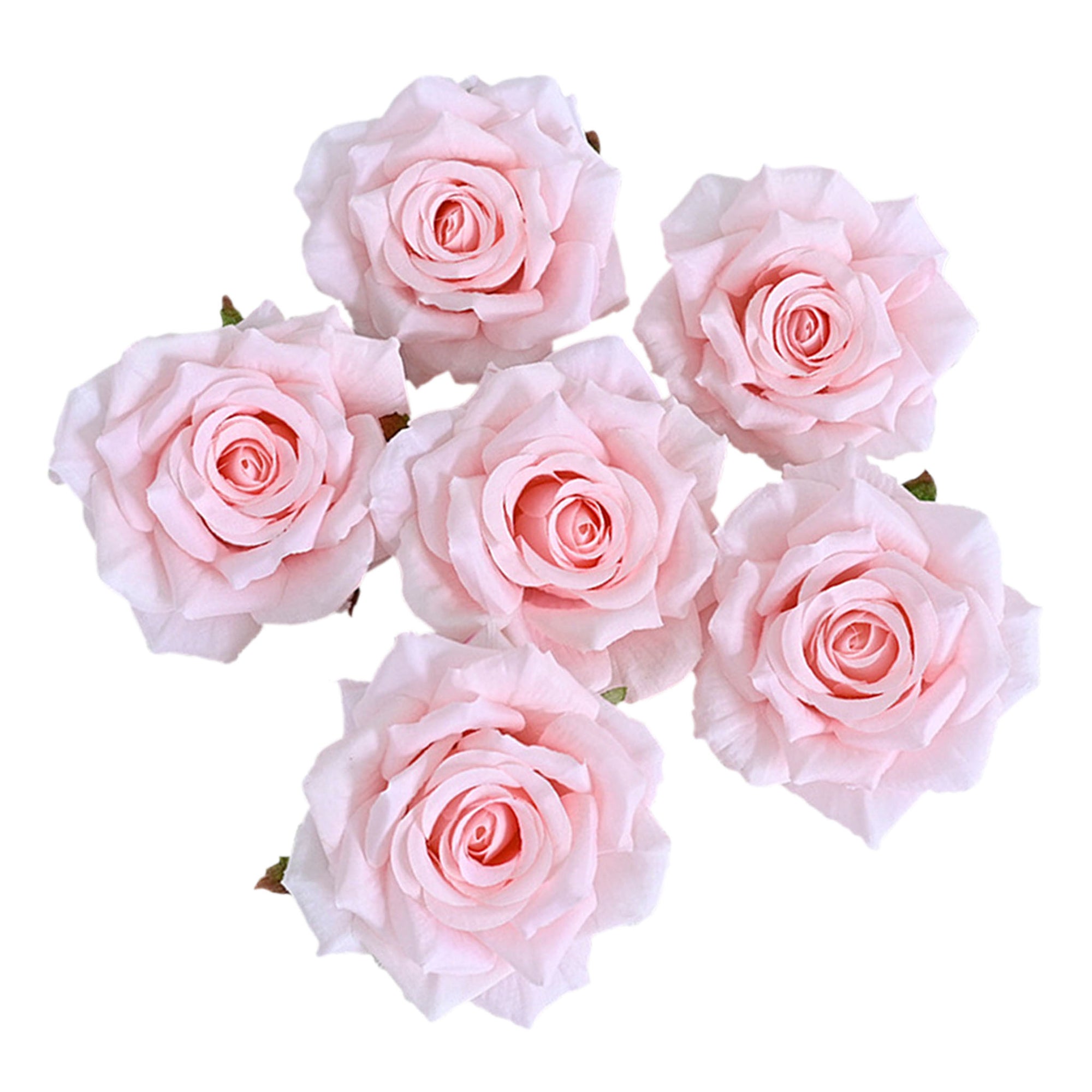 Wholesale Silk Flat Roses Artificial Flowers Crafts
