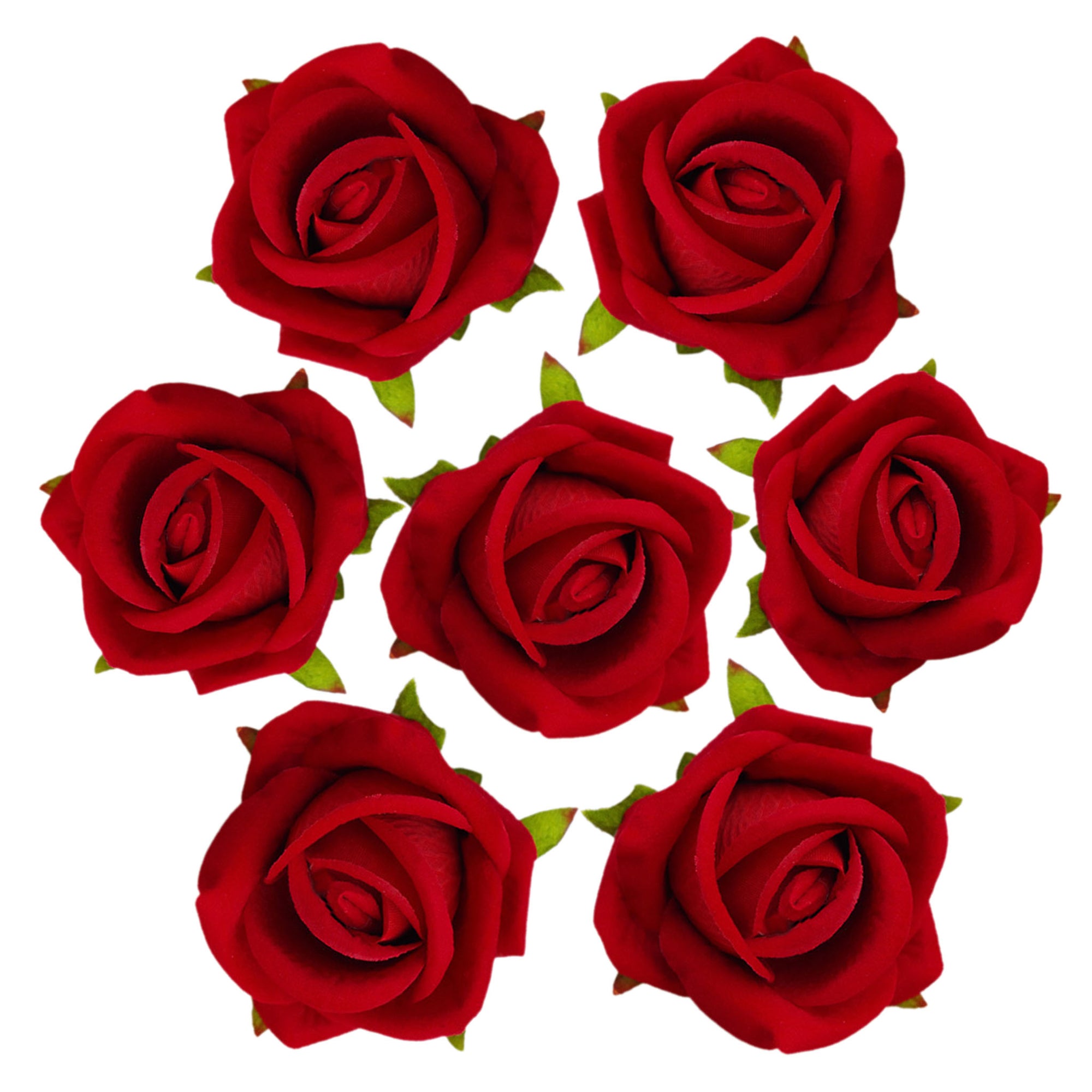 Artificial Flowers Silk Rosebud Flower Heads