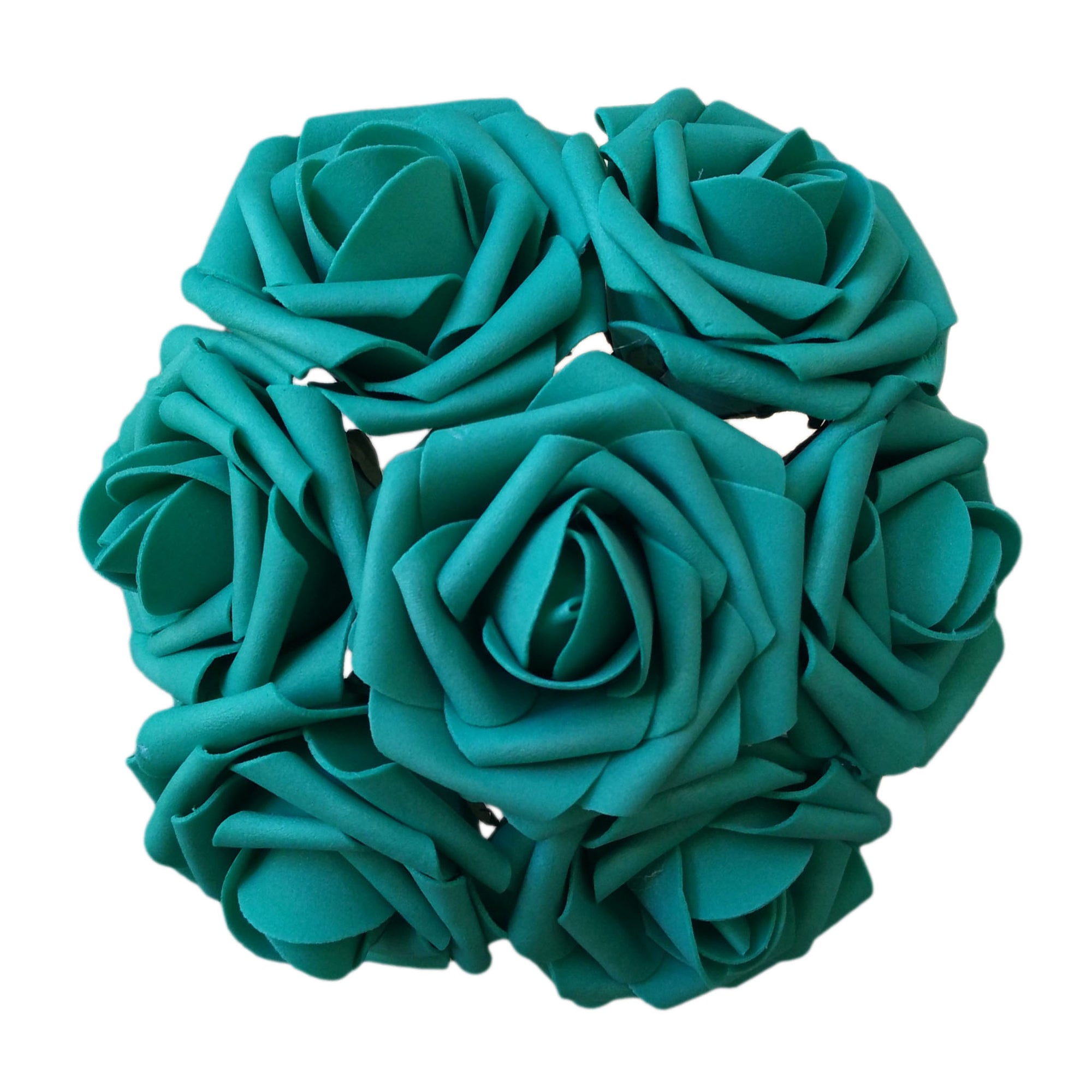 Teal Wedding Flowers Artificial Roses Turquoise Flowers Roses