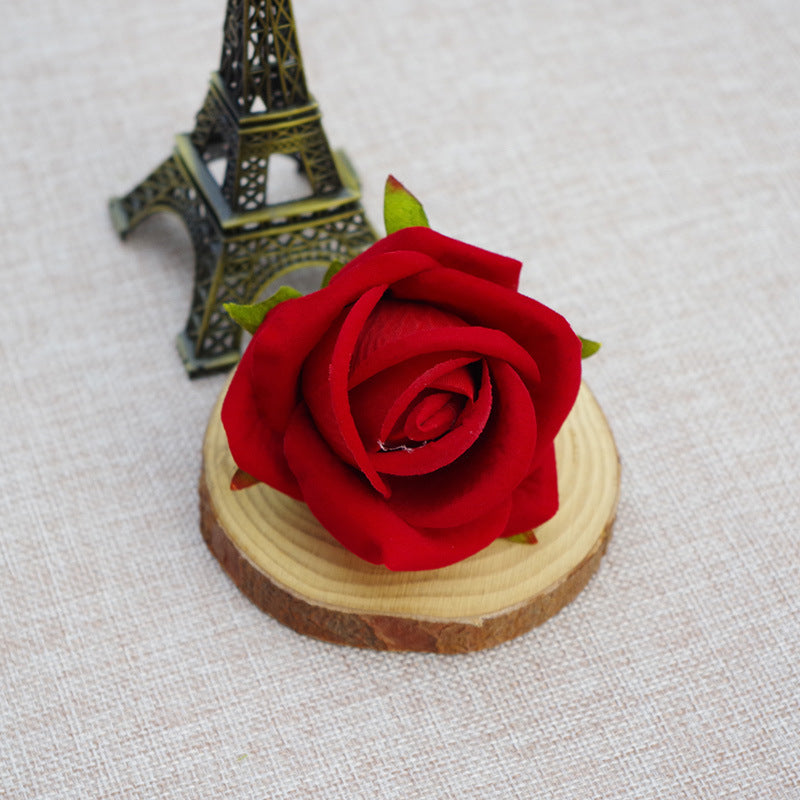 Artificial Flowers Silk Rosebud Flower Heads